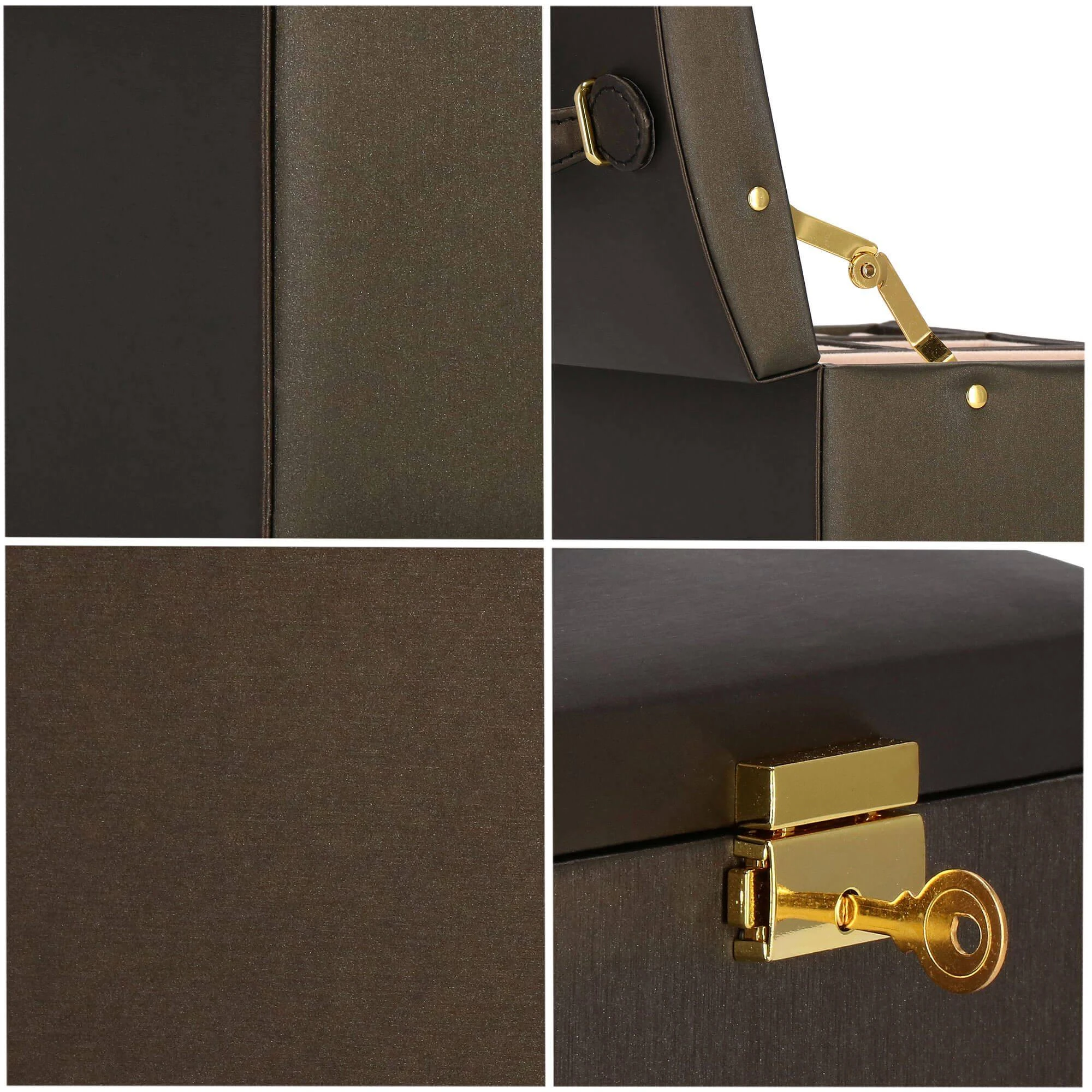 Springos Dėžutė papuošalams Elegance Style Dark Brown