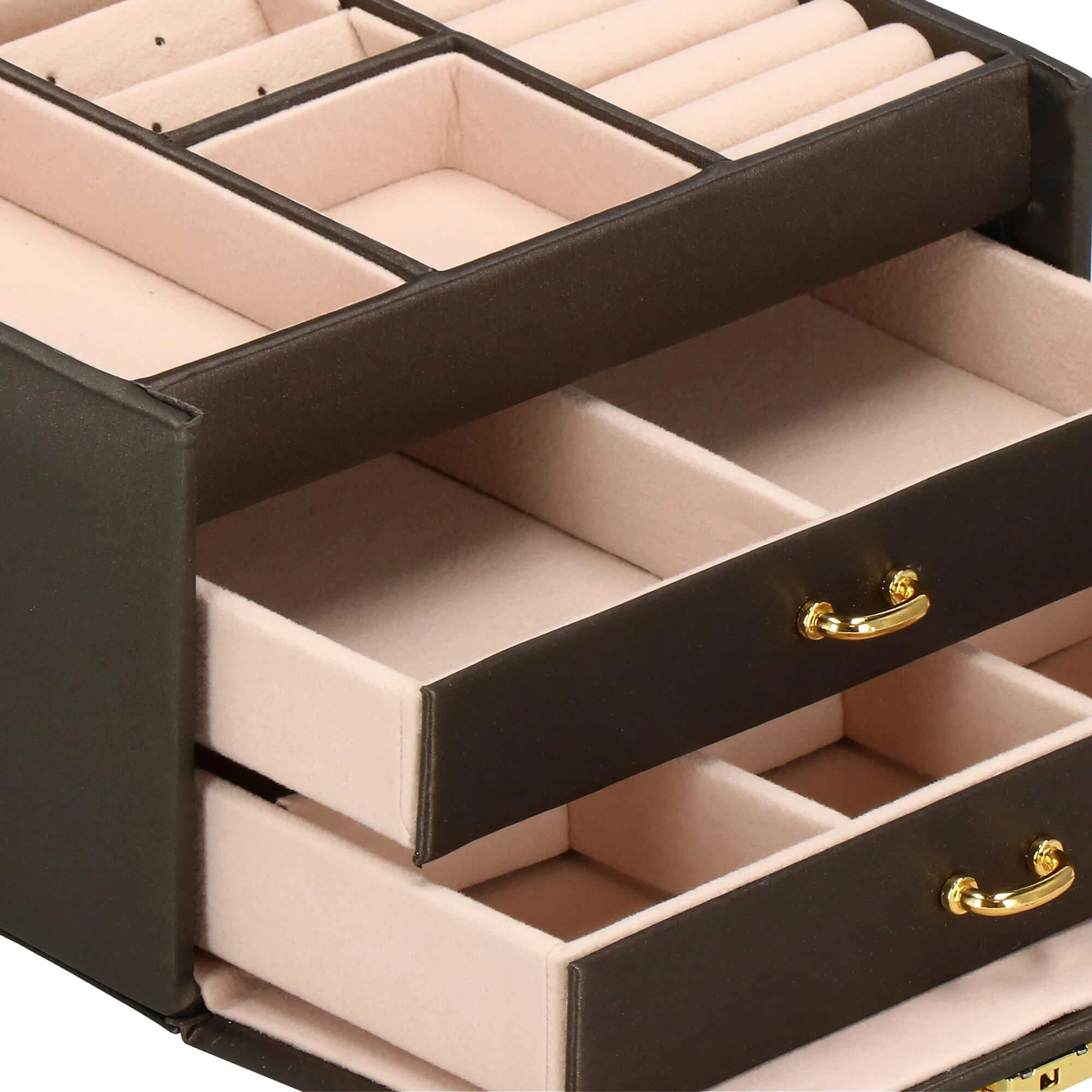 Springos Dėžutė papuošalams Elegance Style Dark Brown