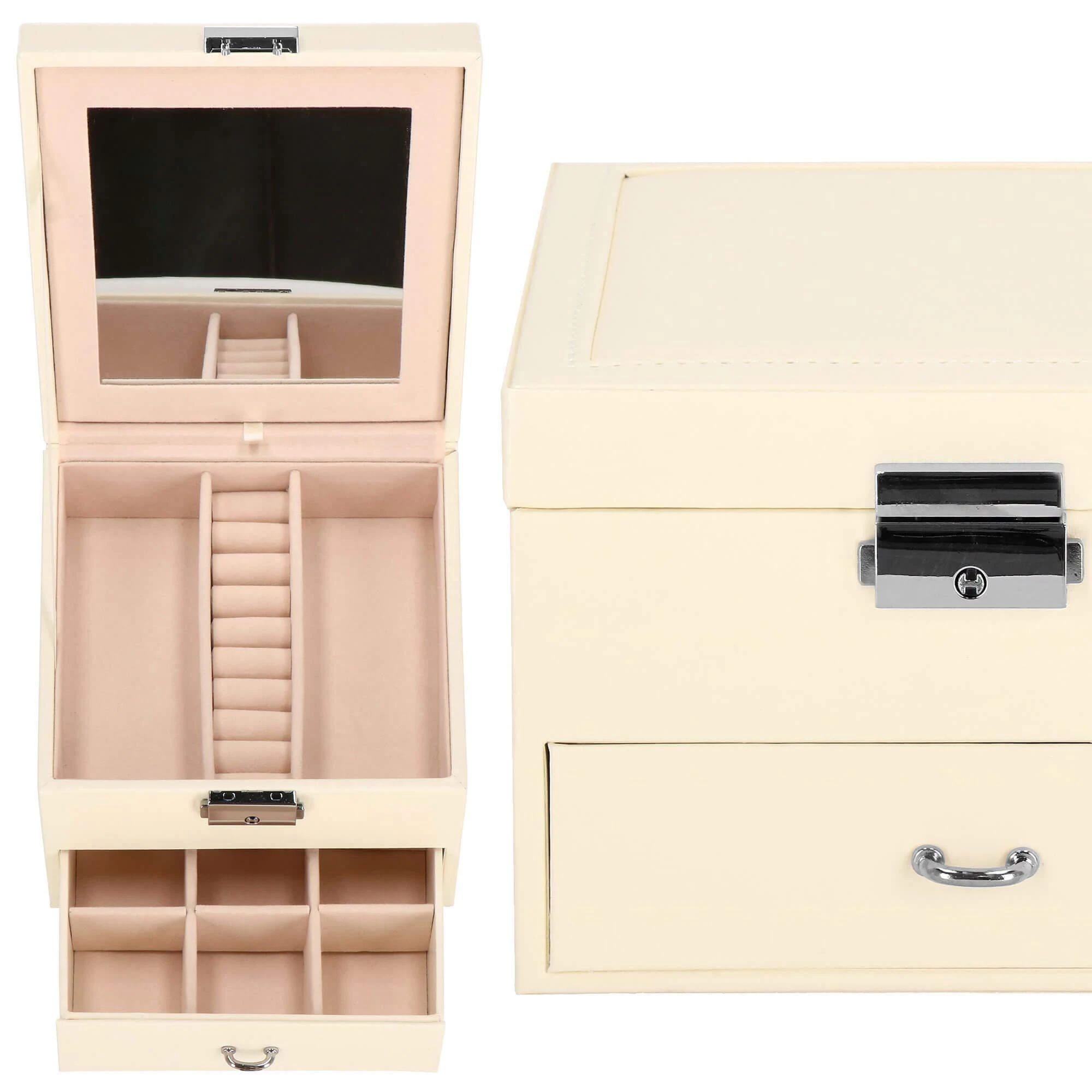 Springos Dėžutė papuošalams Secret Elegance Kreminis