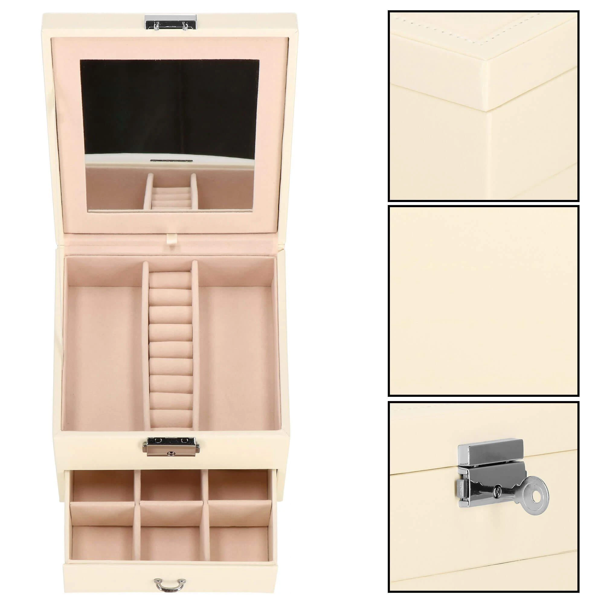 Springos Dėžutė papuošalams Secret Elegance Kreminis