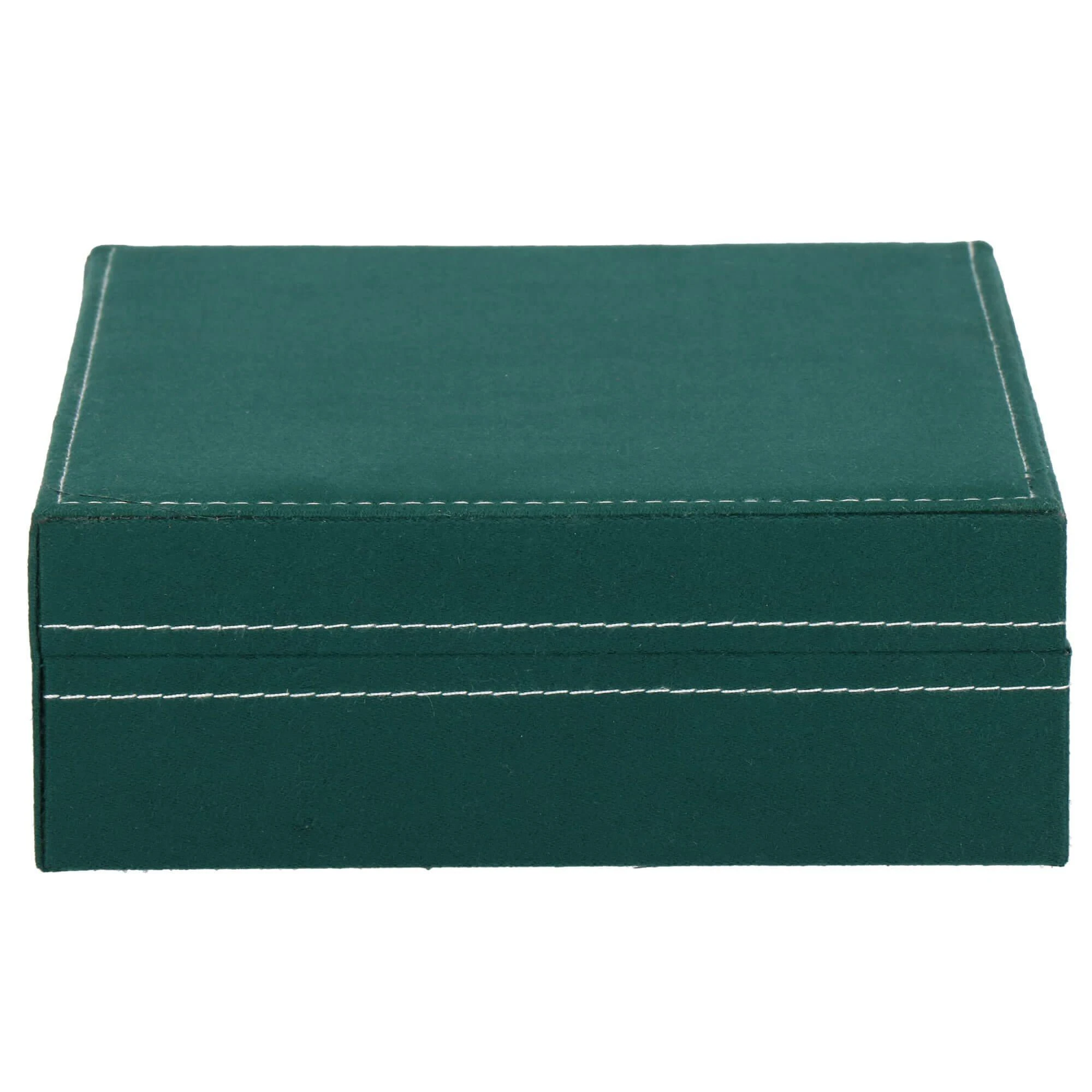 Papuošalų dėžutė Springos 28x19,5x7 cm žalias aksomas