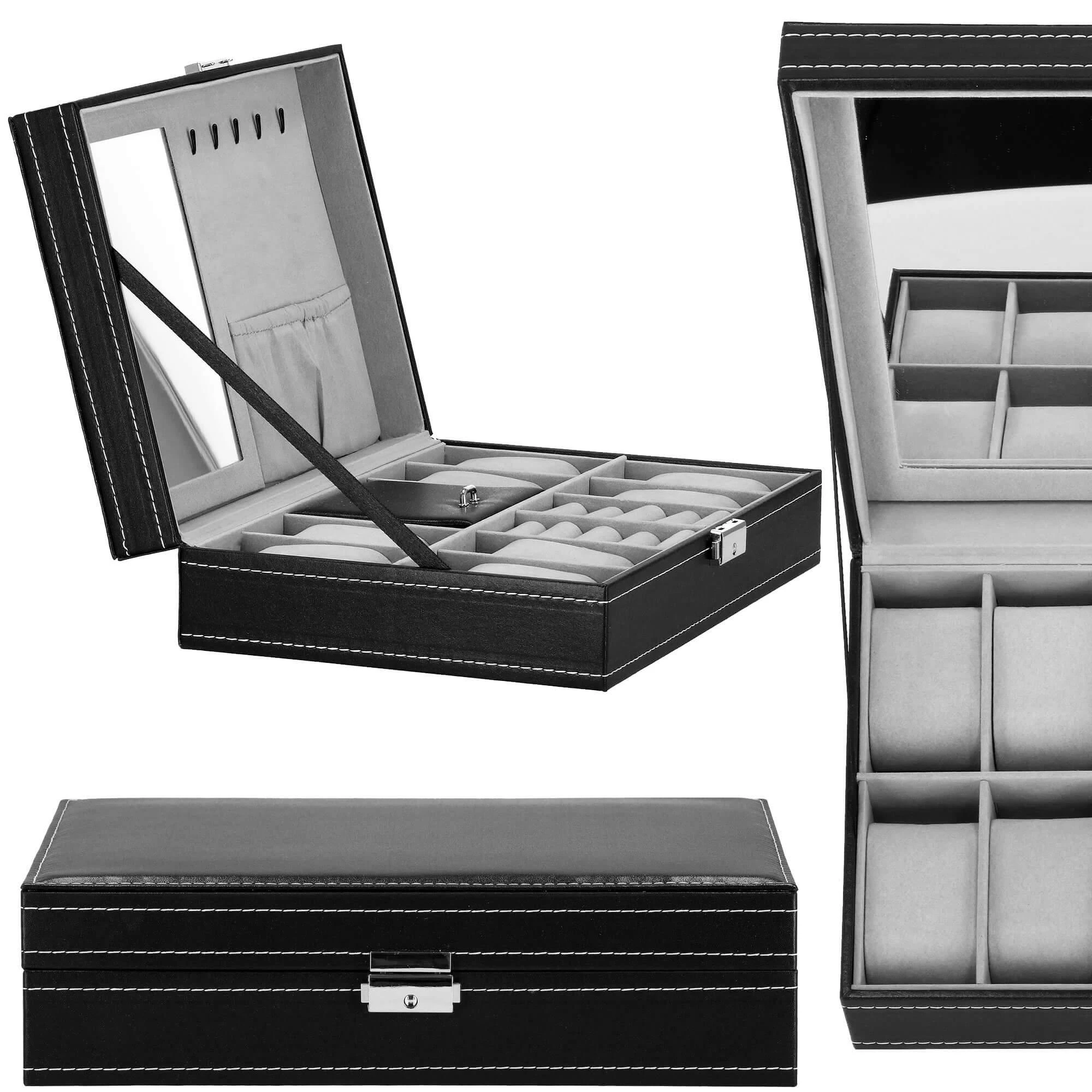 Laikrodžių ir priedų dėklas Springos 33x20x9 cm
