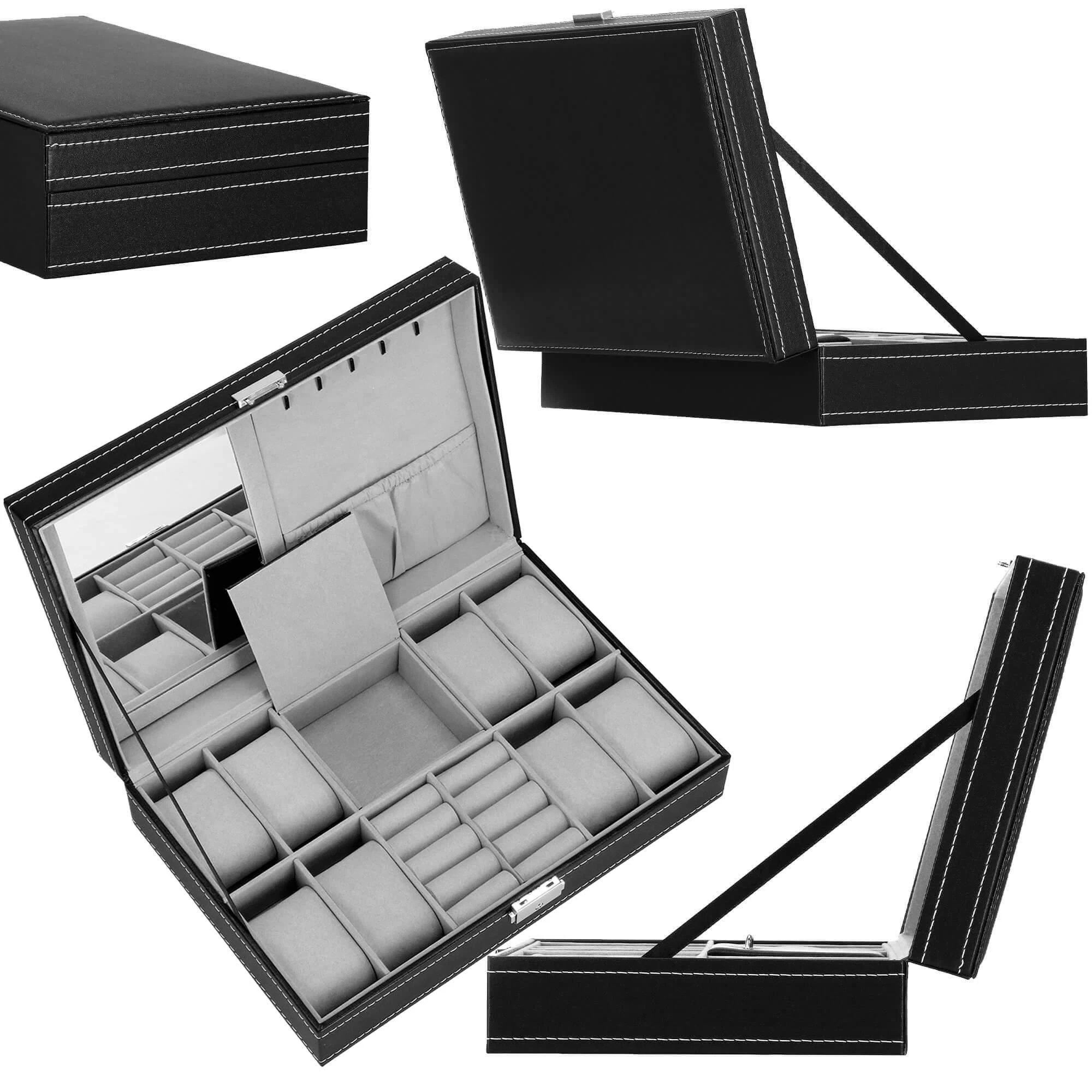 Laikrodžių ir priedų dėklas Springos 33x20x9 cm