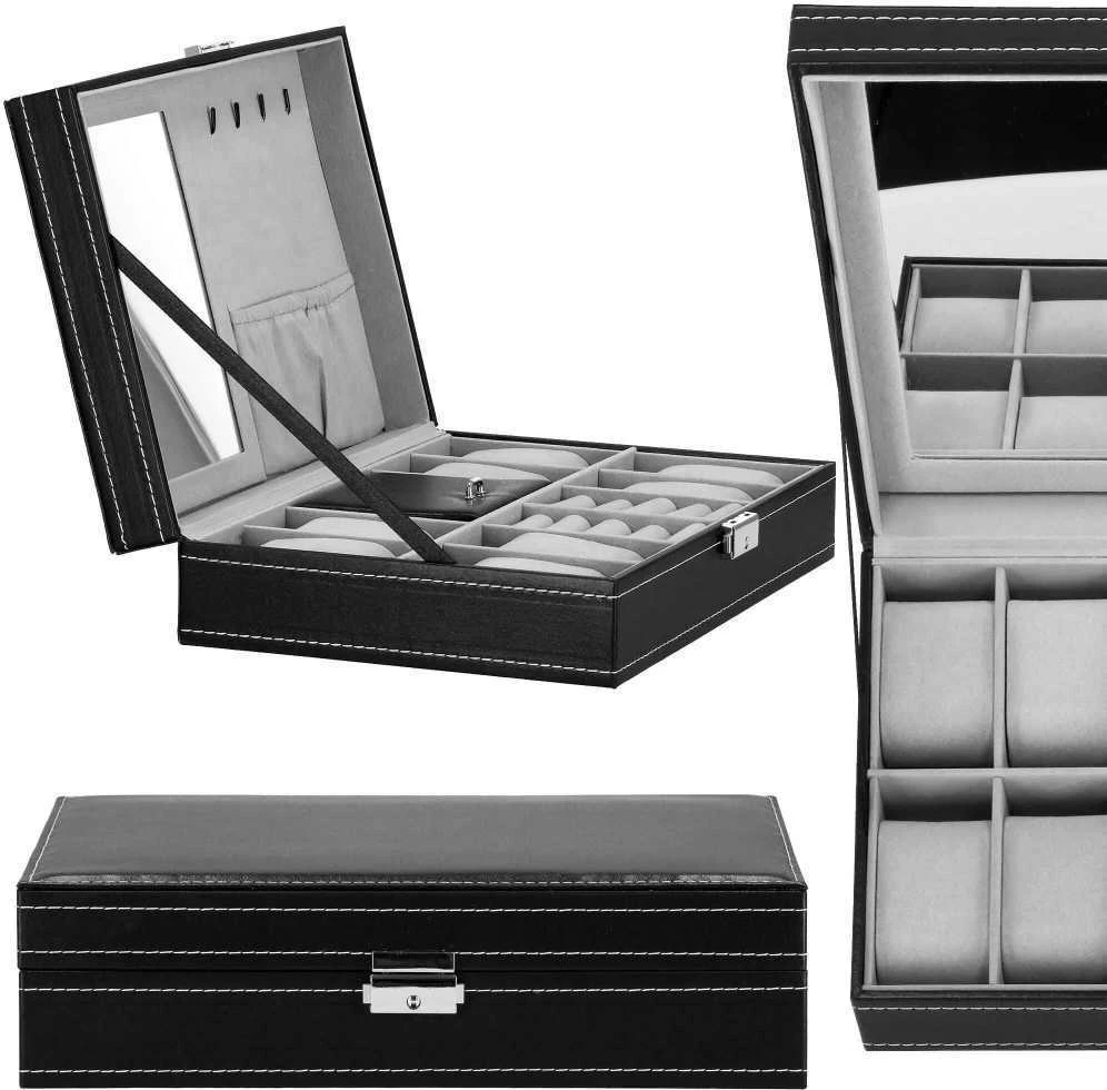 Laikrodžių ir priedų dėklas Springos 30x20x8 cm