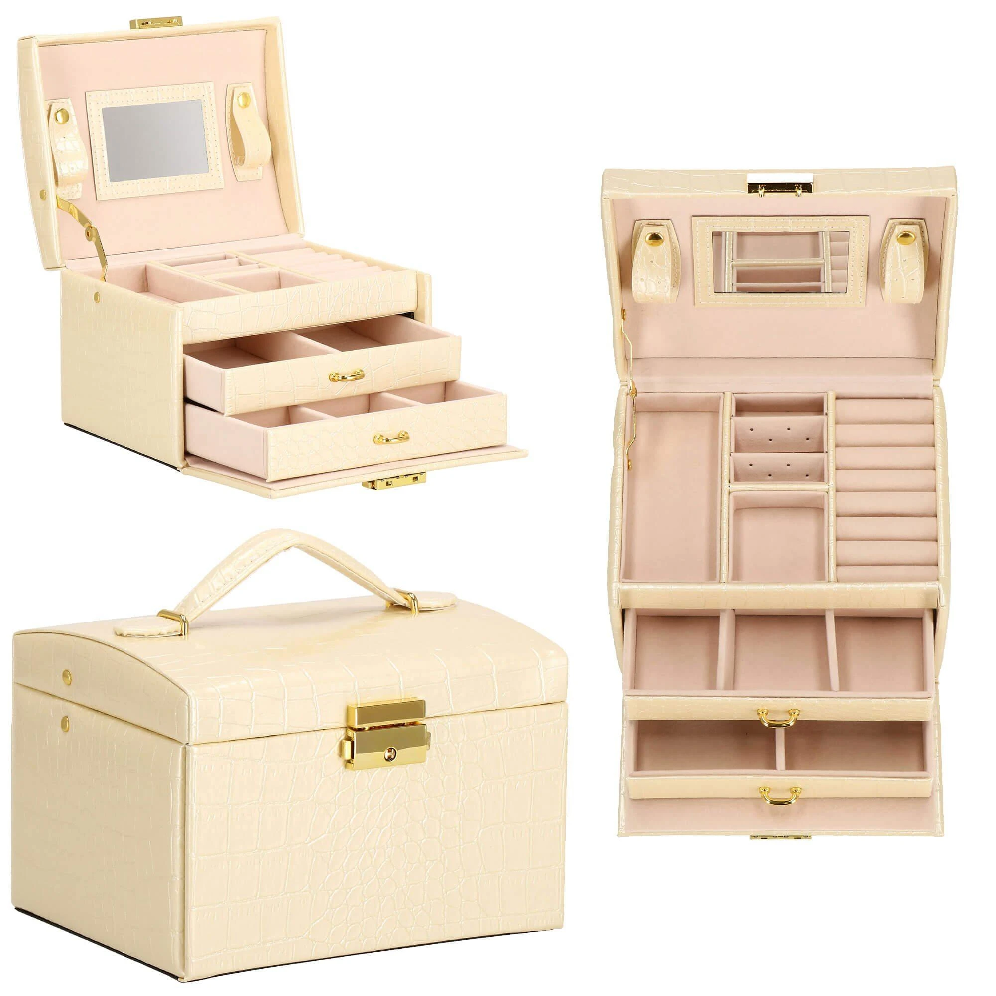 Springos Dėžutė papuošalams Sandy Glow Ecru