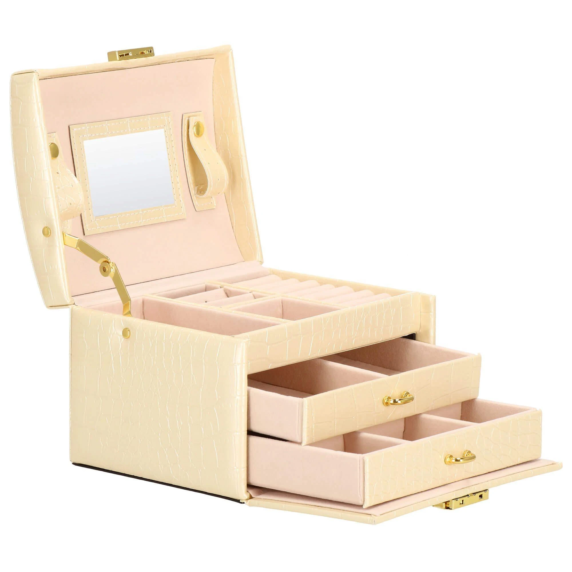 Springos Dėžutė papuošalams Sandy Glow Ecru