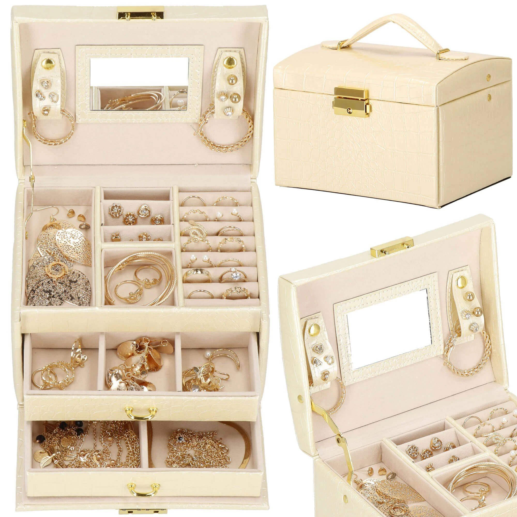 Springos Dėžutė papuošalams Sandy Glow Ecru