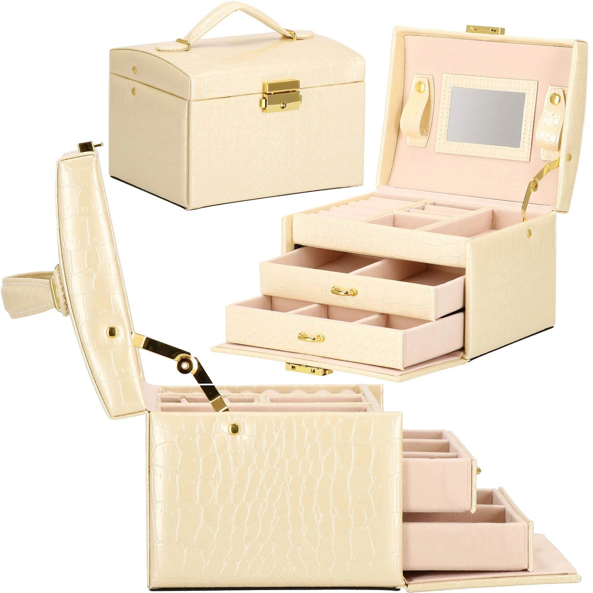 Springos Dėžutė papuošalams Sandy Glow Ecru