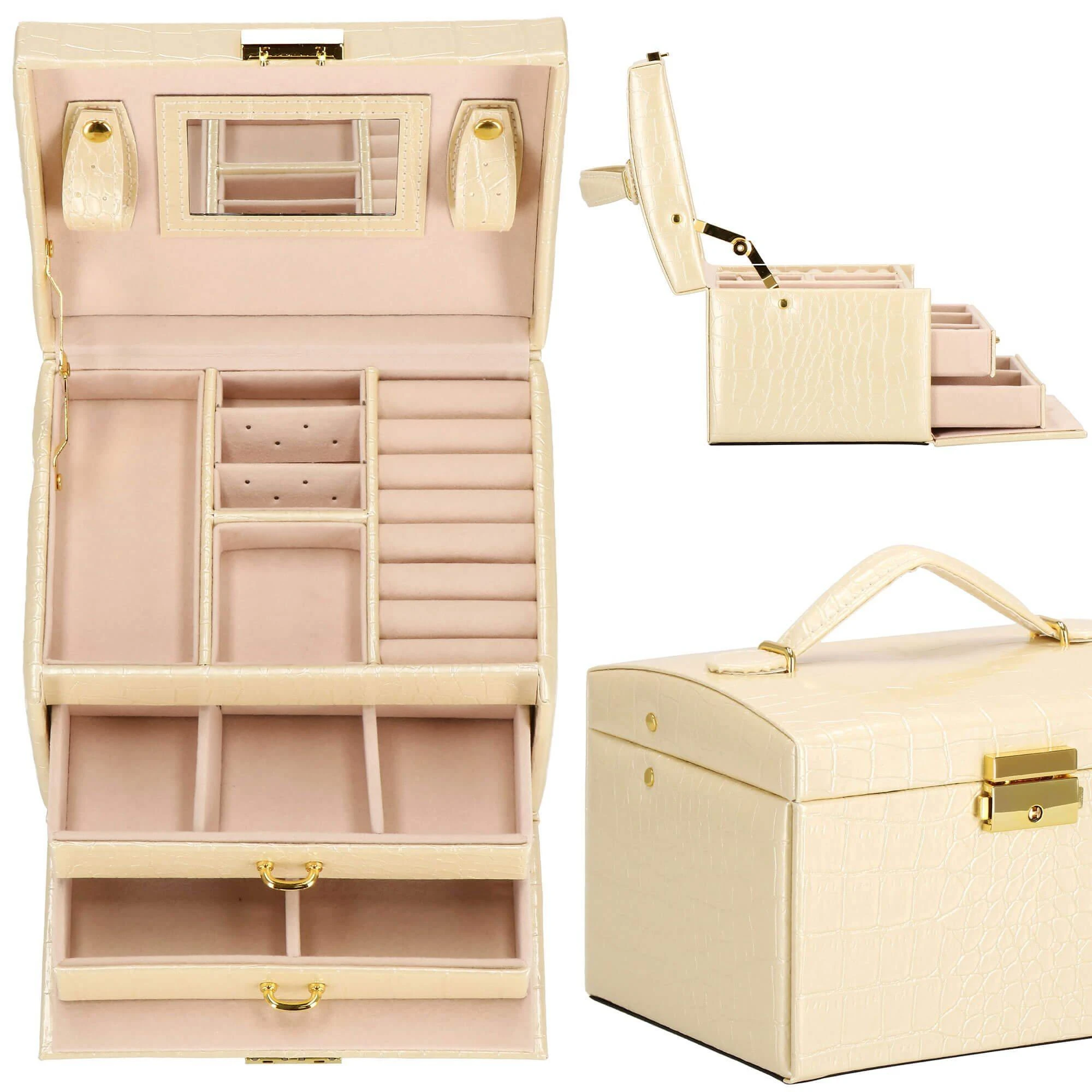 Springos Dėžutė papuošalams Sandy Glow Ecru