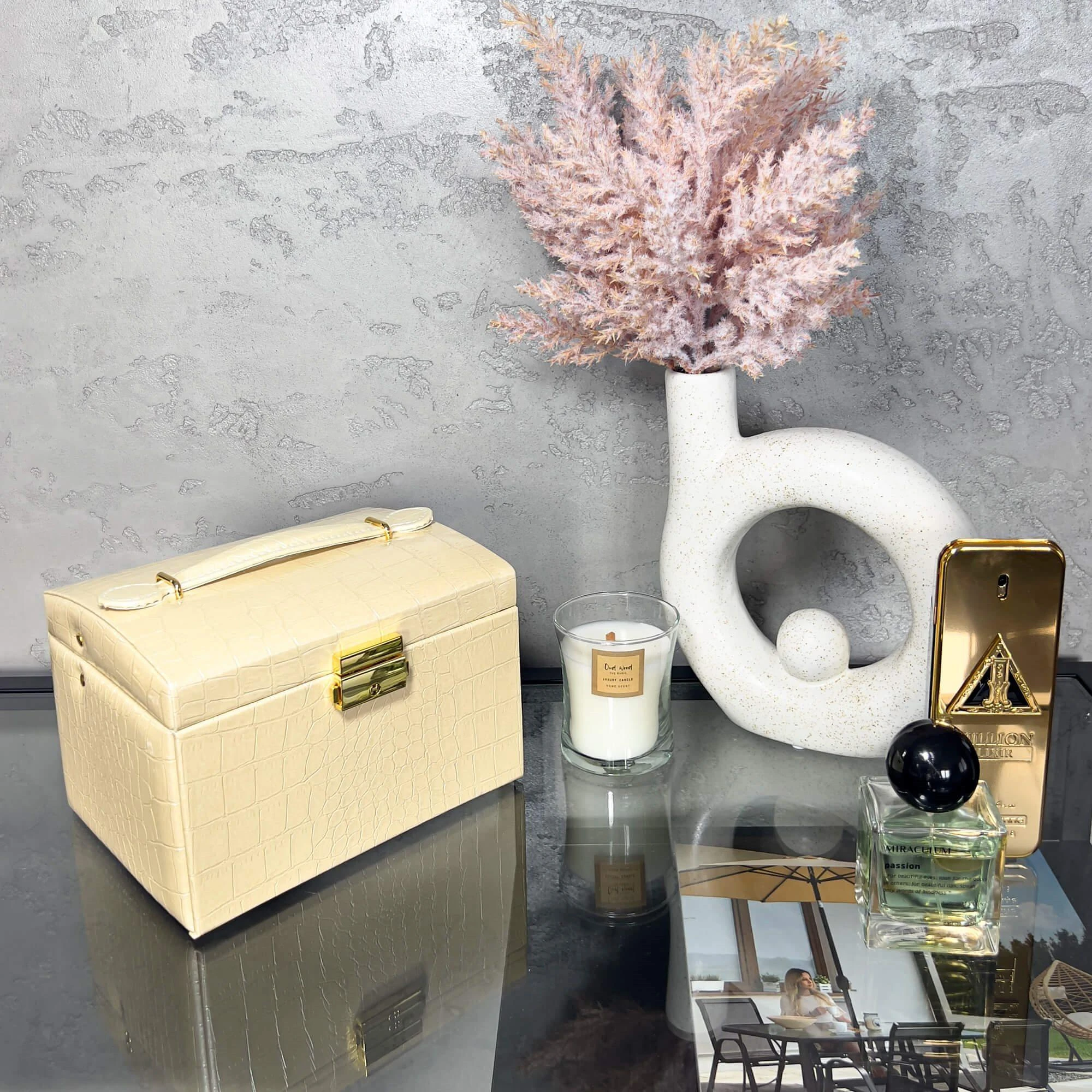 Springos Dėžutė papuošalams Sandy Glow Ecru