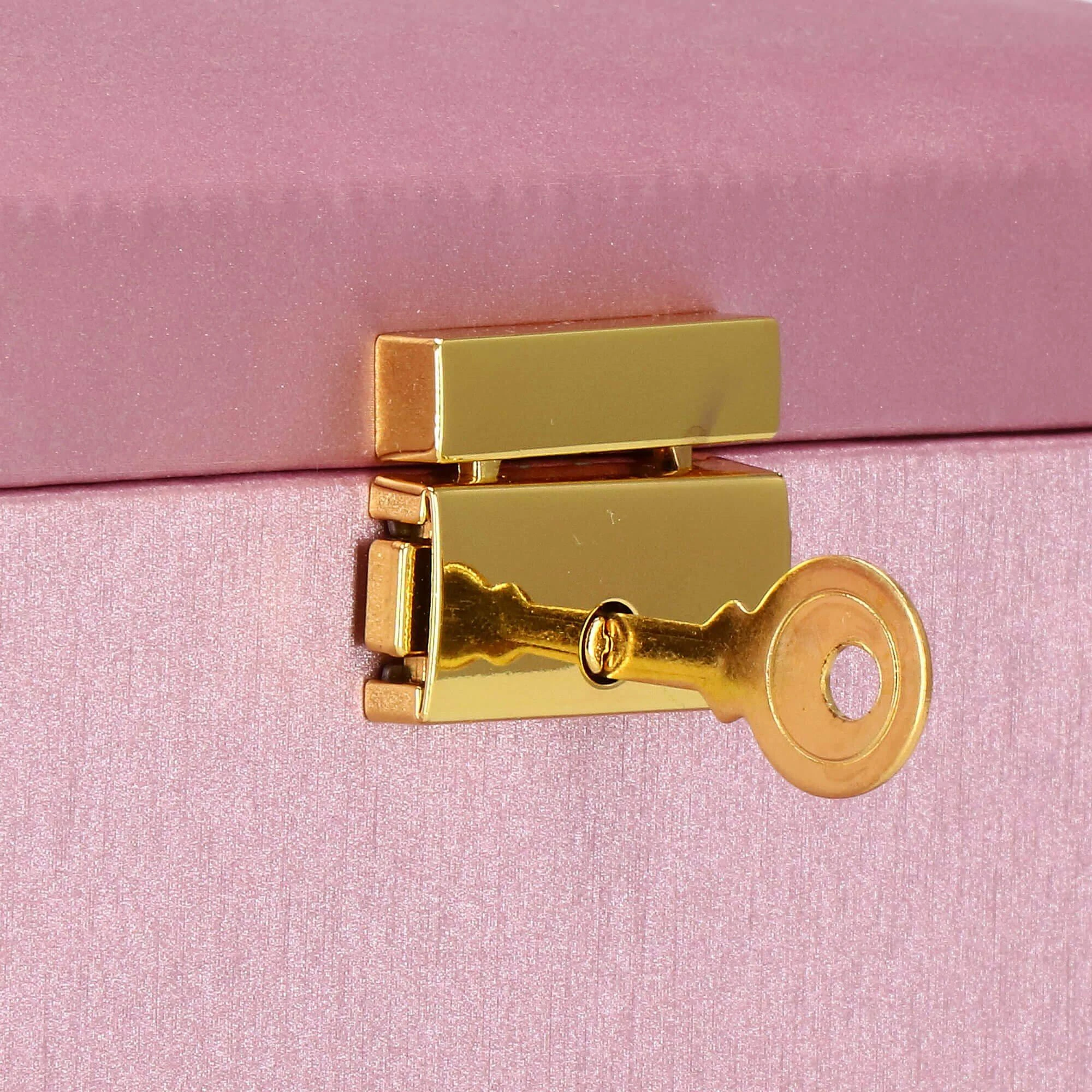 Springos Dėžutė papuošalams Elegance Style Rožinė Gold