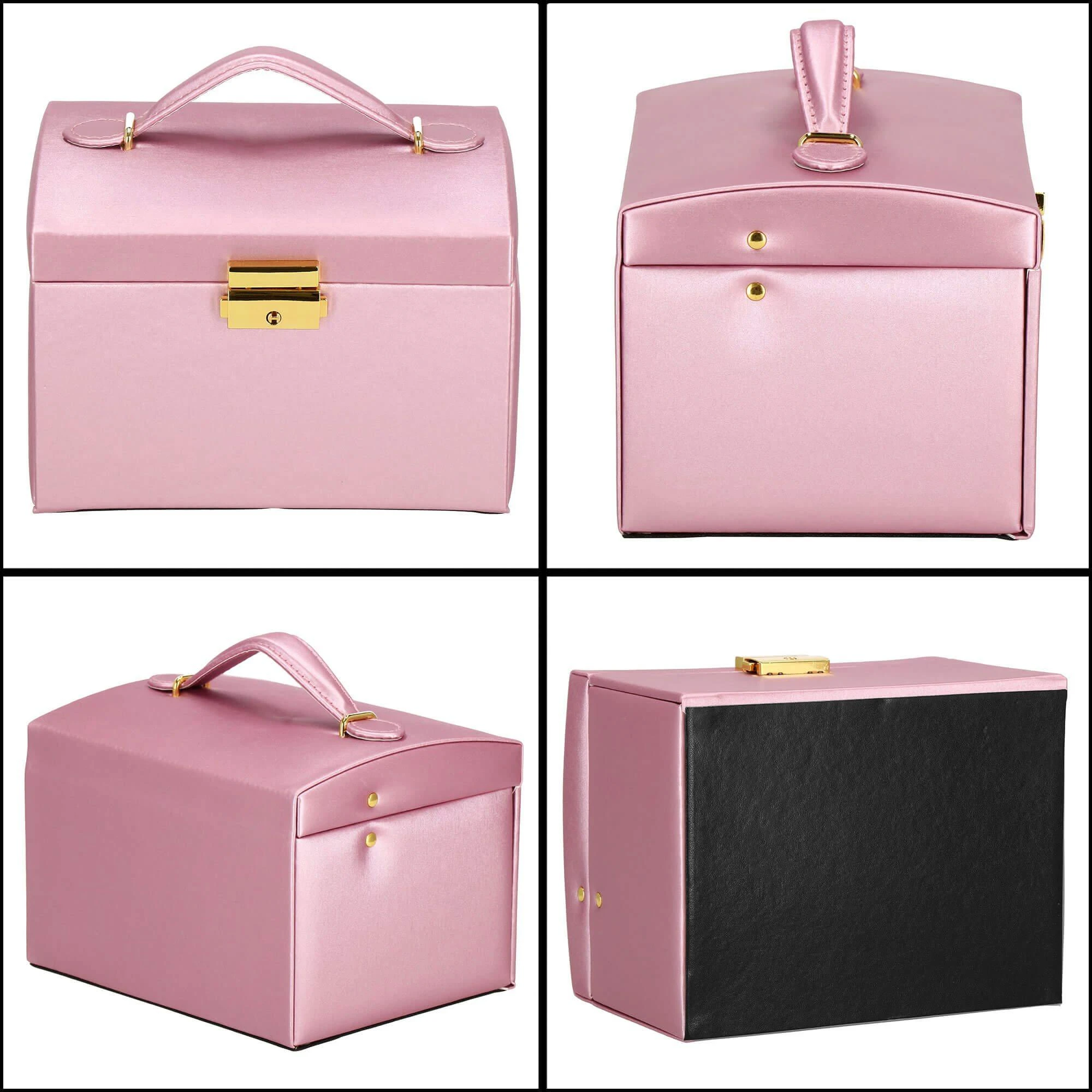Springos Dėžutė papuošalams Elegance Style Rožinė Gold