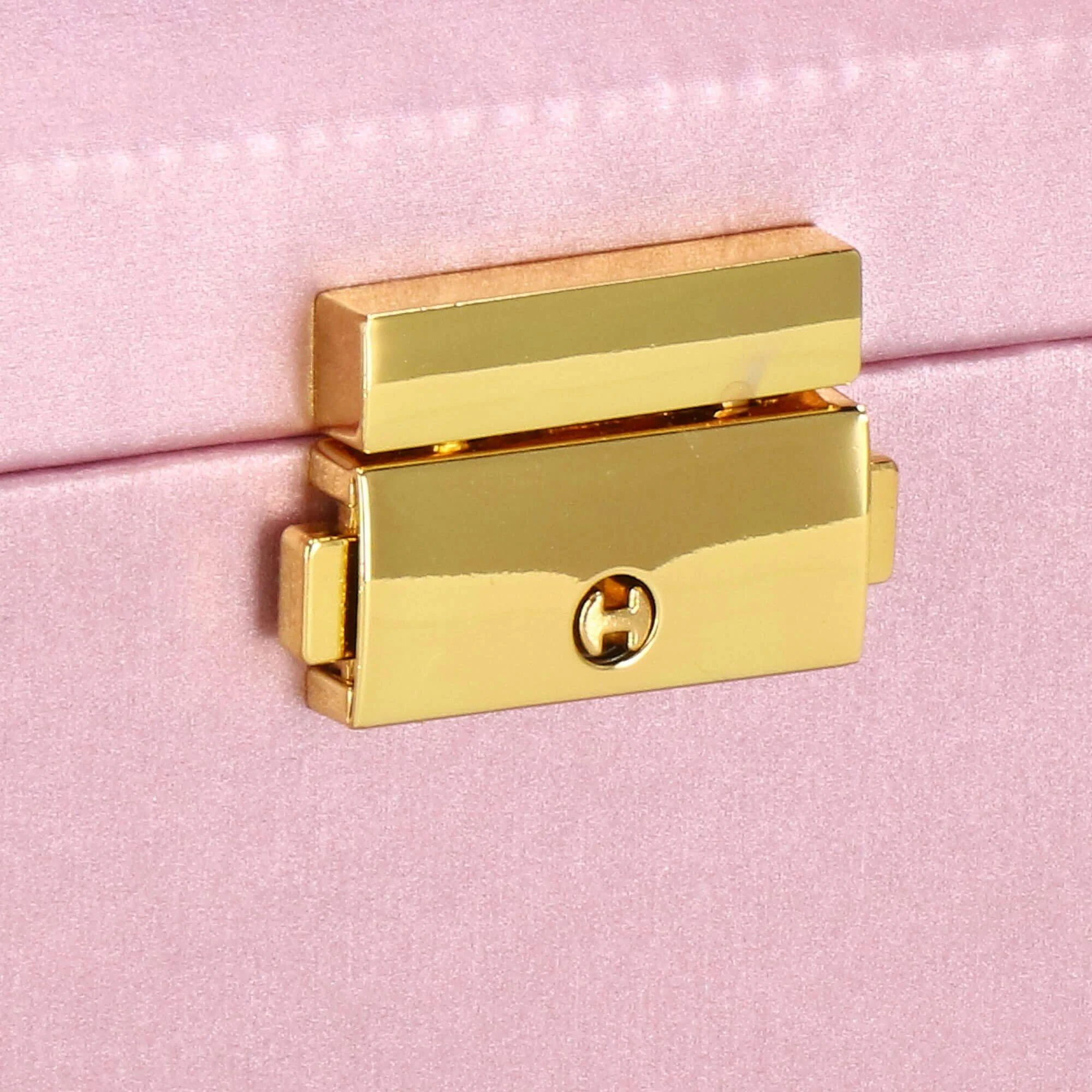 Springos Dėžutė papuošalams Elegance Style Rožinė Gold