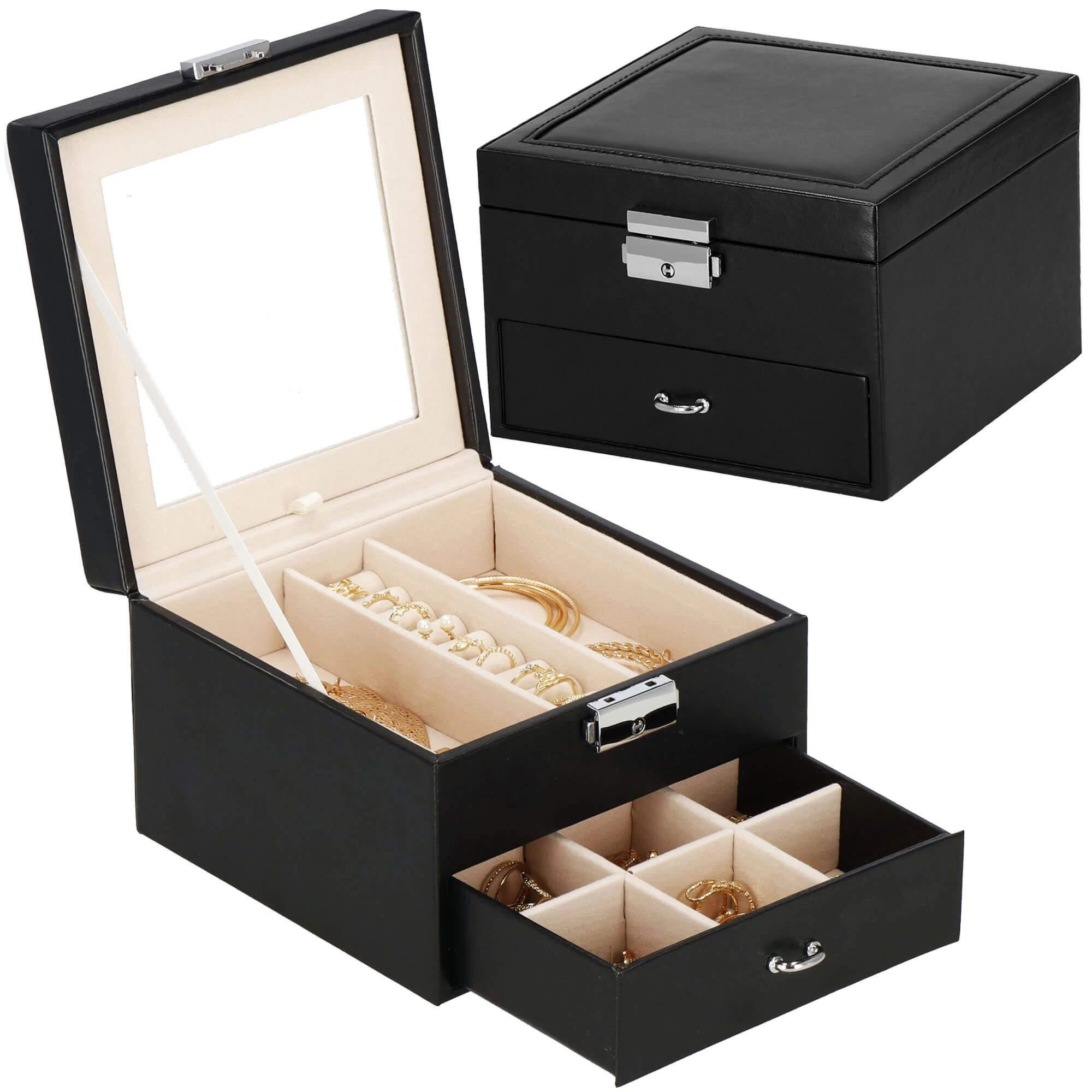 Springos Dėžutė papuošalams Secret Elegance Juodas