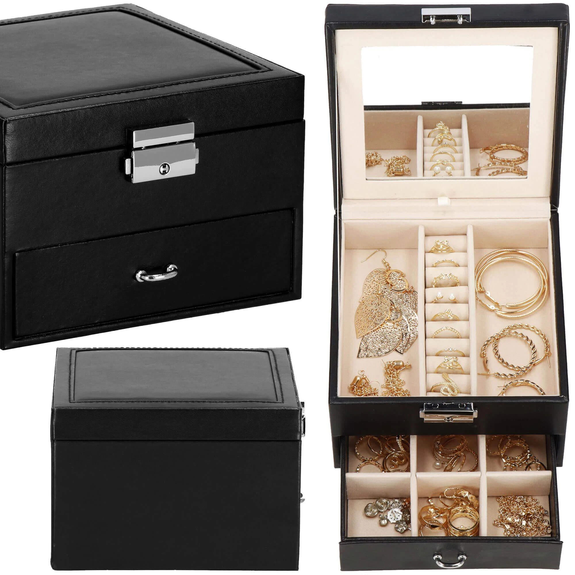 Springos Dėžutė papuošalams Secret Elegance Juodas