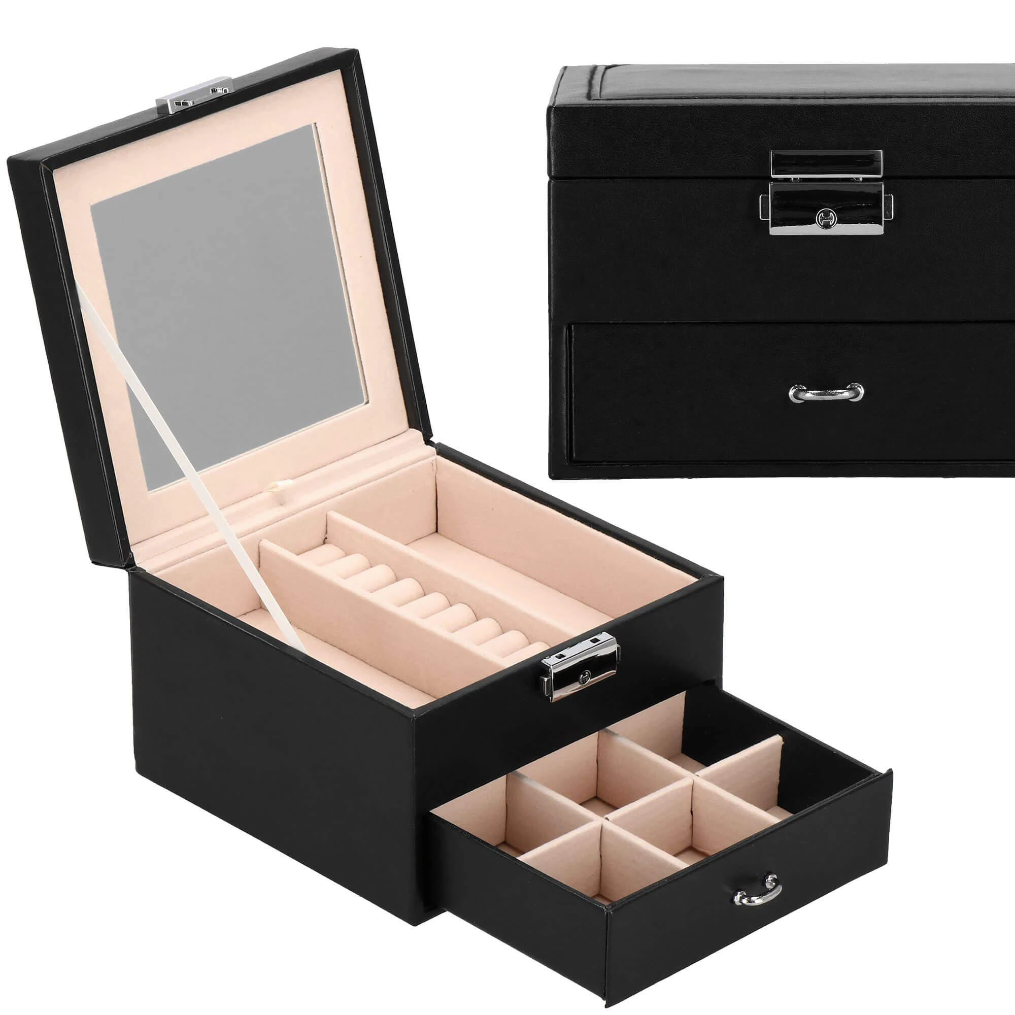 Springos Dėžutė papuošalams Secret Elegance Juodas