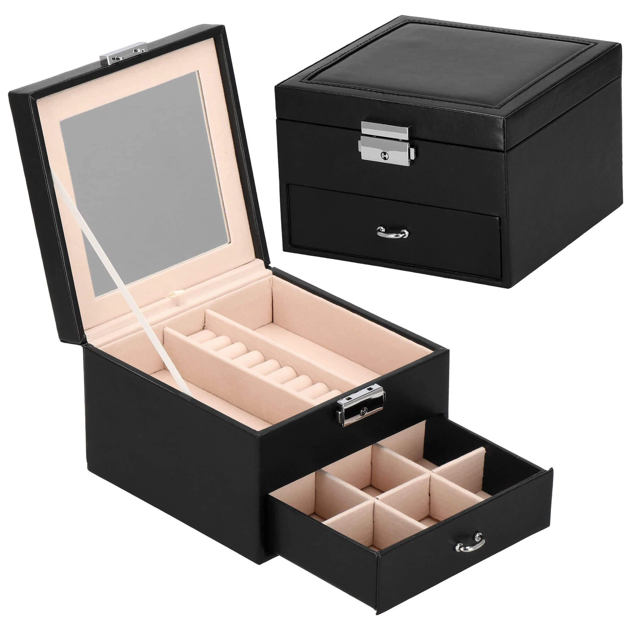 Springos Dėžutė papuošalams Secret Elegance Juodas