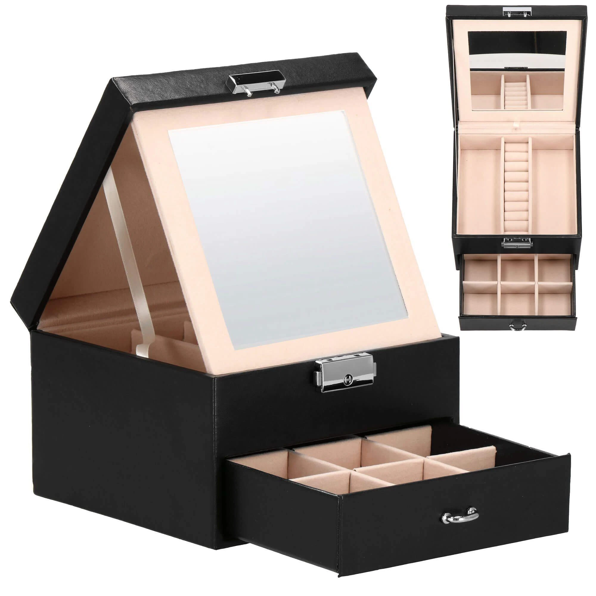 Springos Dėžutė papuošalams Secret Elegance Juodas