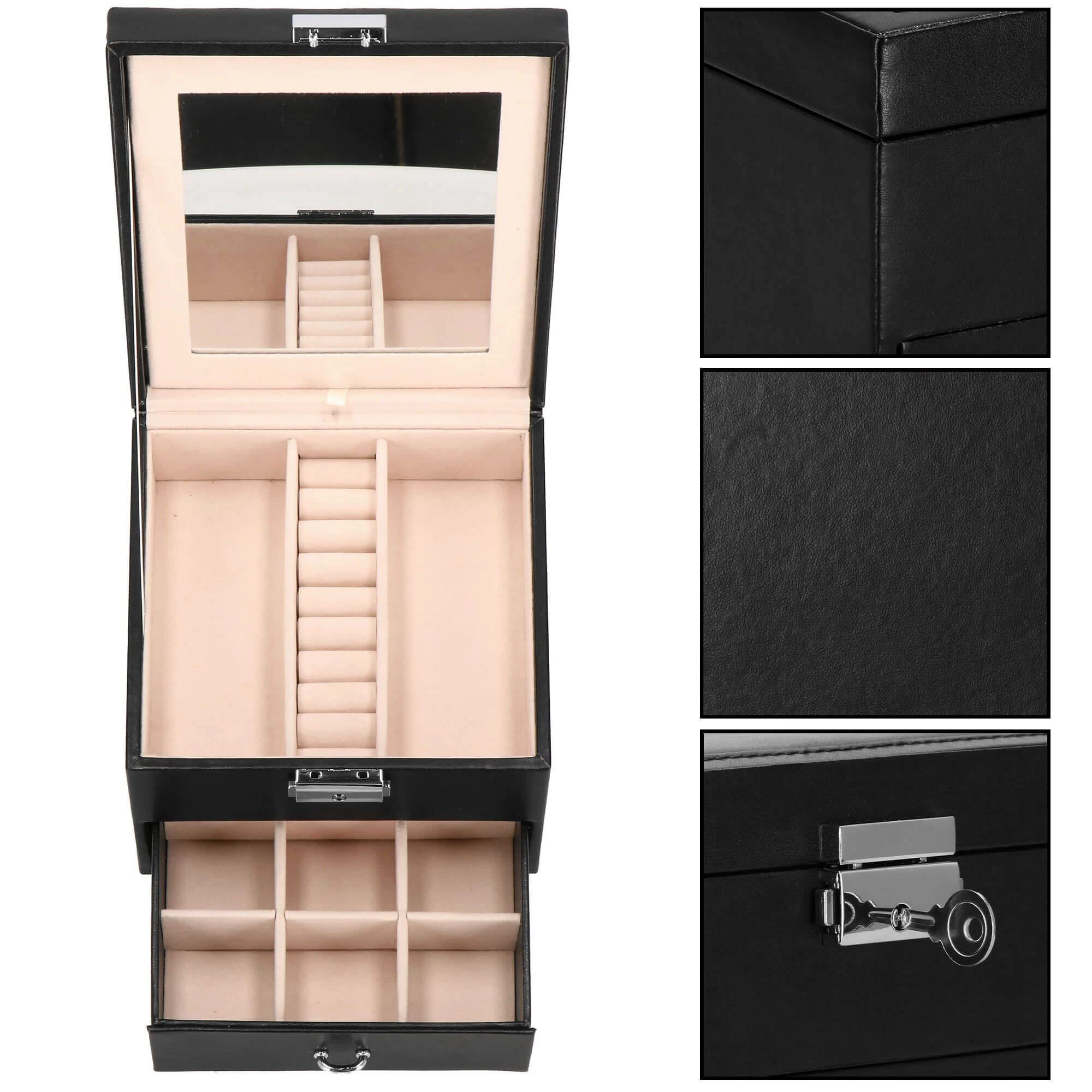 Springos Dėžutė papuošalams Secret Elegance Juodas