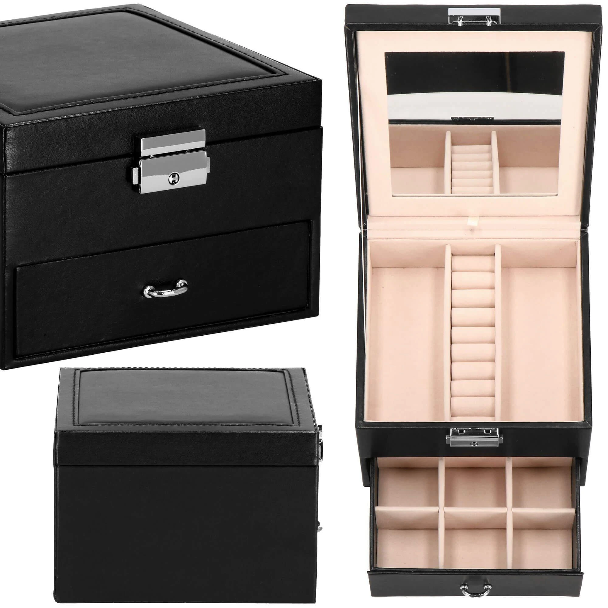 Springos Dėžutė papuošalams Secret Elegance Juodas