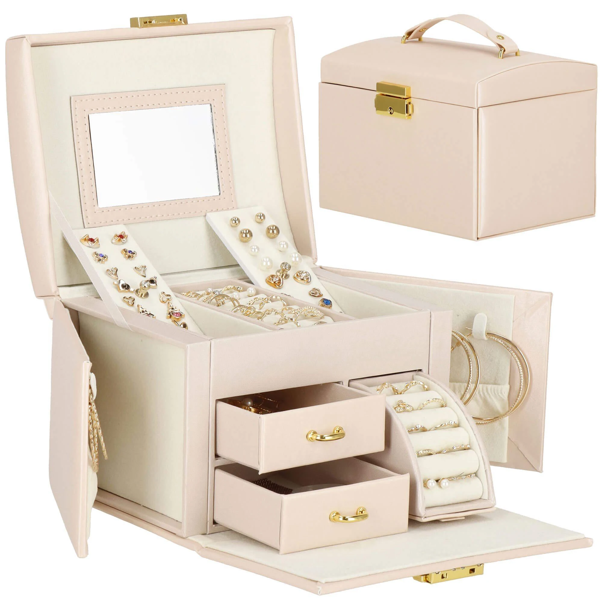 Springos Lagaminas papuošalams Beauty Magic Creame