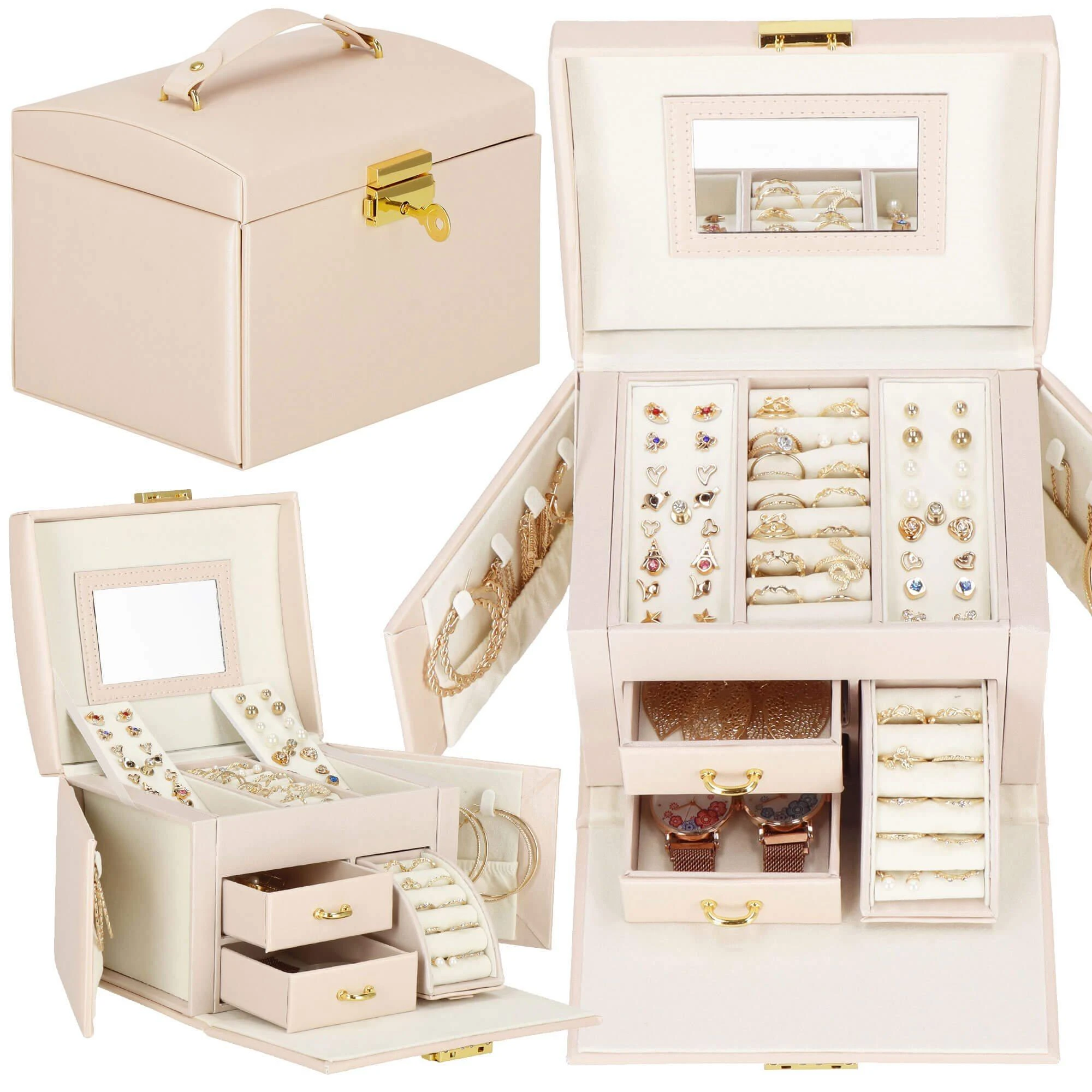 Springos Lagaminas papuošalams Beauty Magic Creame