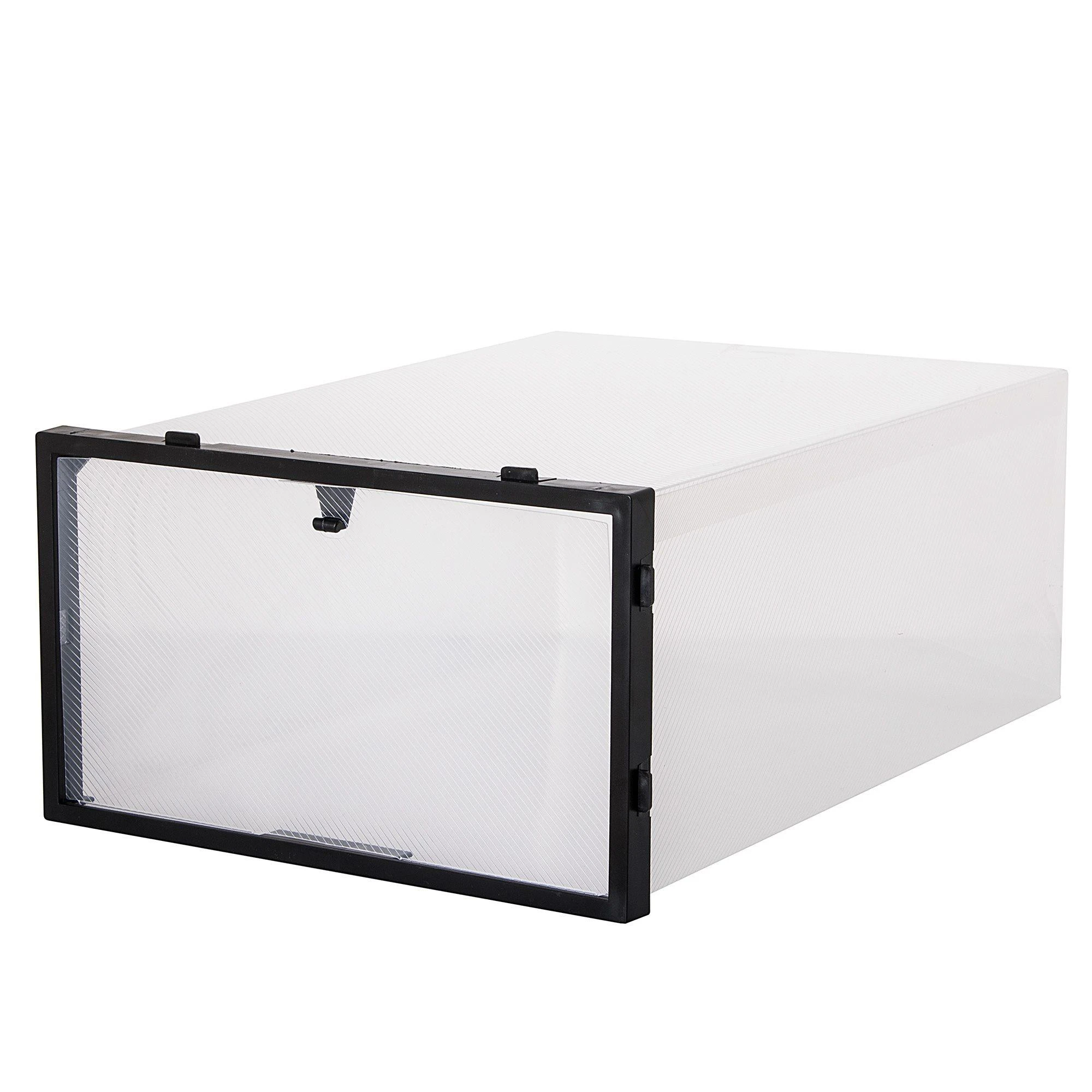 Batų dėžutė Springos 30,5x21x12,5 cm skaidri