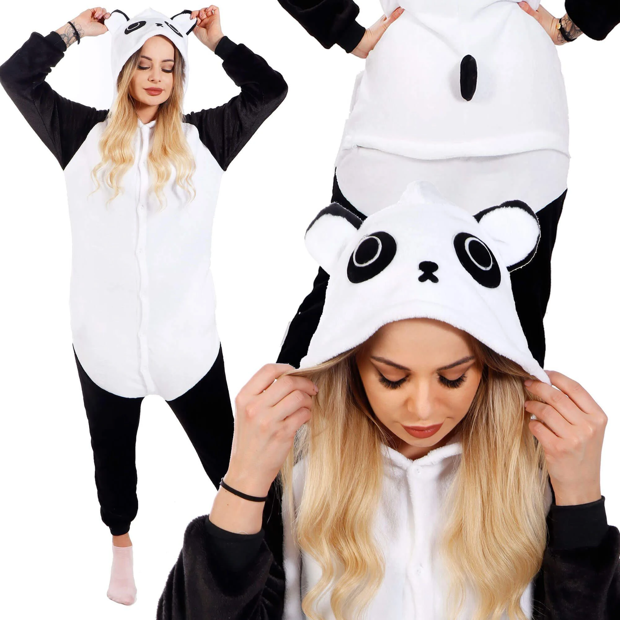 Kigurumi pižama Springos su pandos dizainu, dydis M