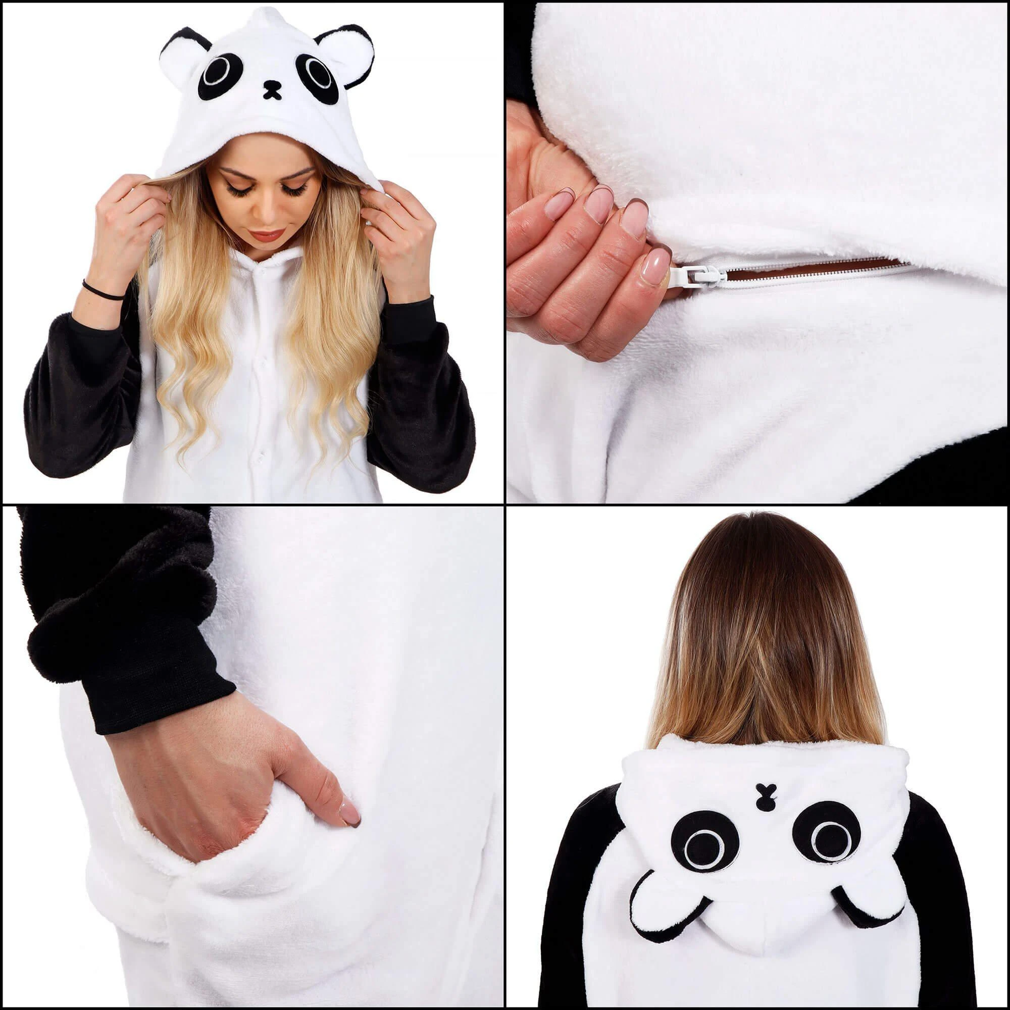 Kigurumi pižama Springos su pandos dizainu, dydis M