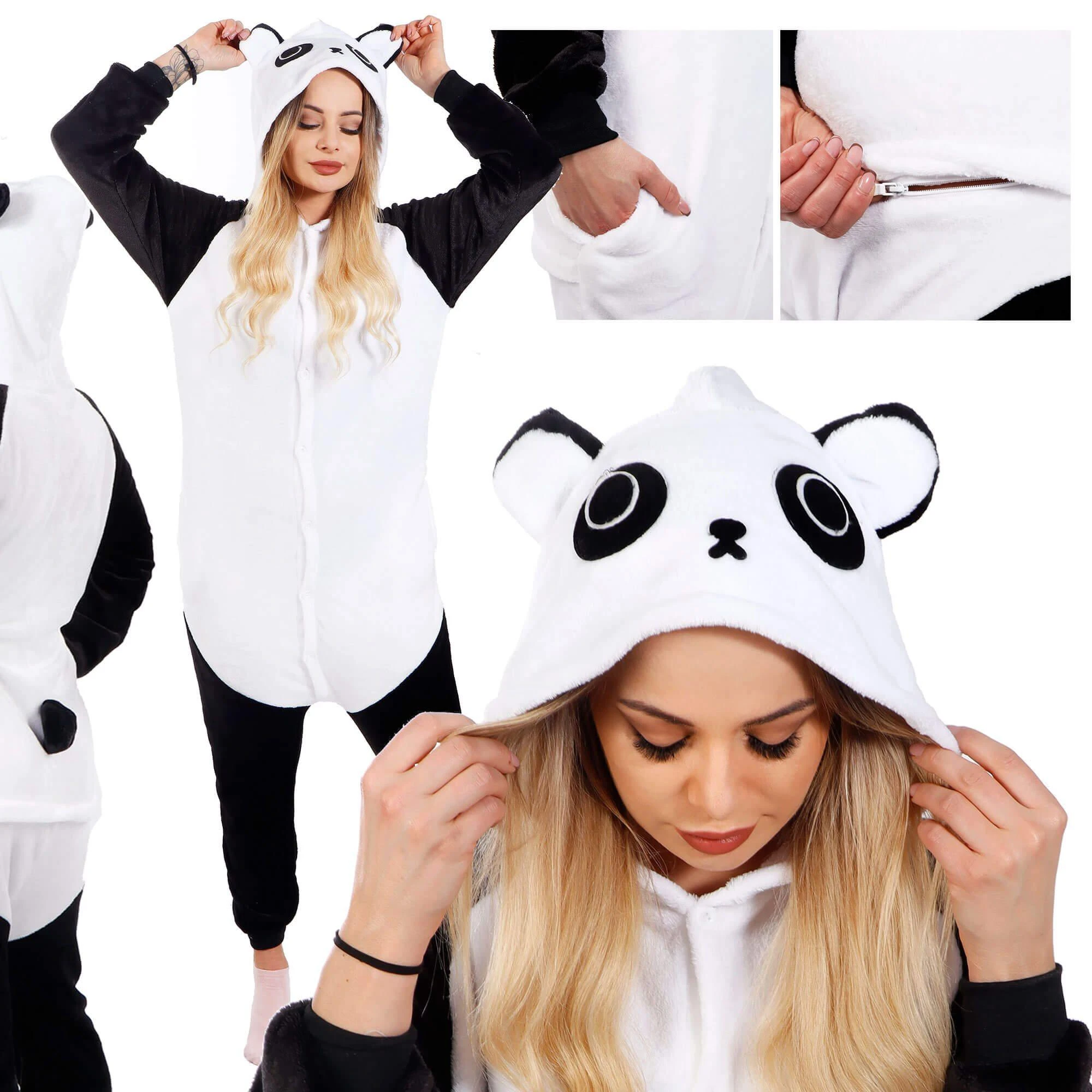 Kigurumi pižama Springos su pandos dizainu, dydis M