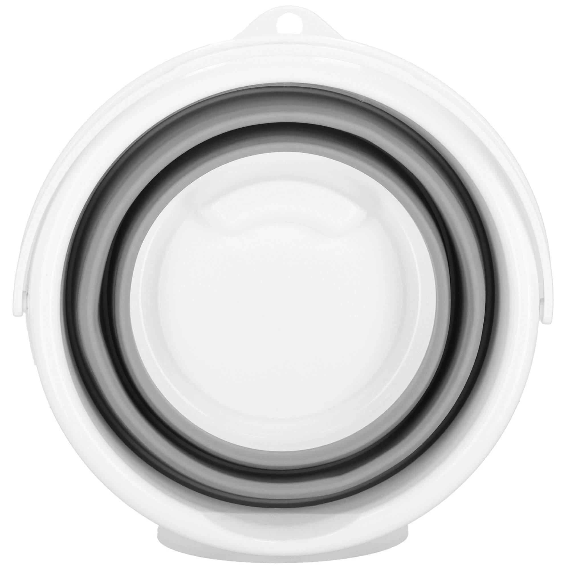 Springos Sulankstomas kibiras 10L pilkas/baltas