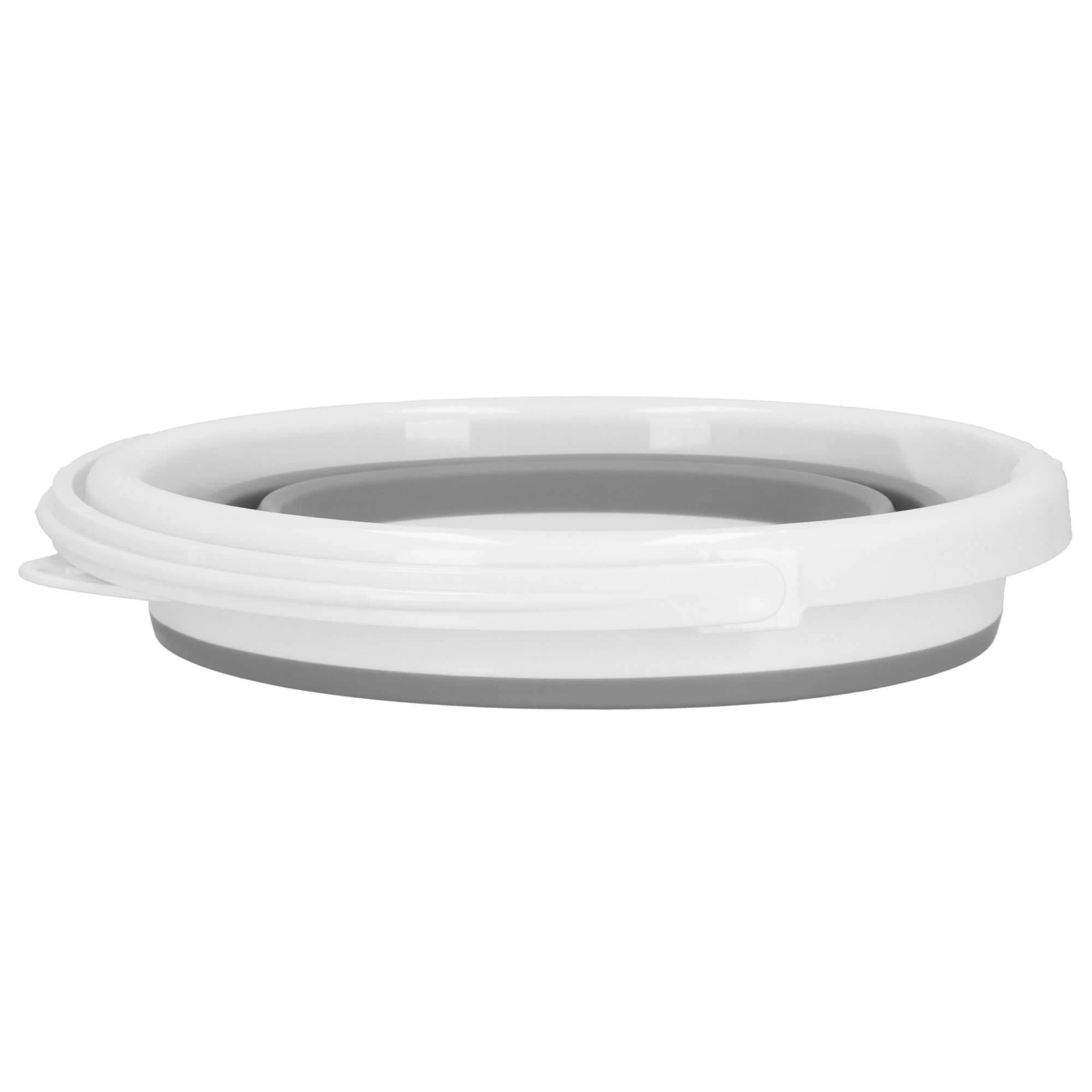 Springos Sulankstomas kibiras 10L pilkas/baltas