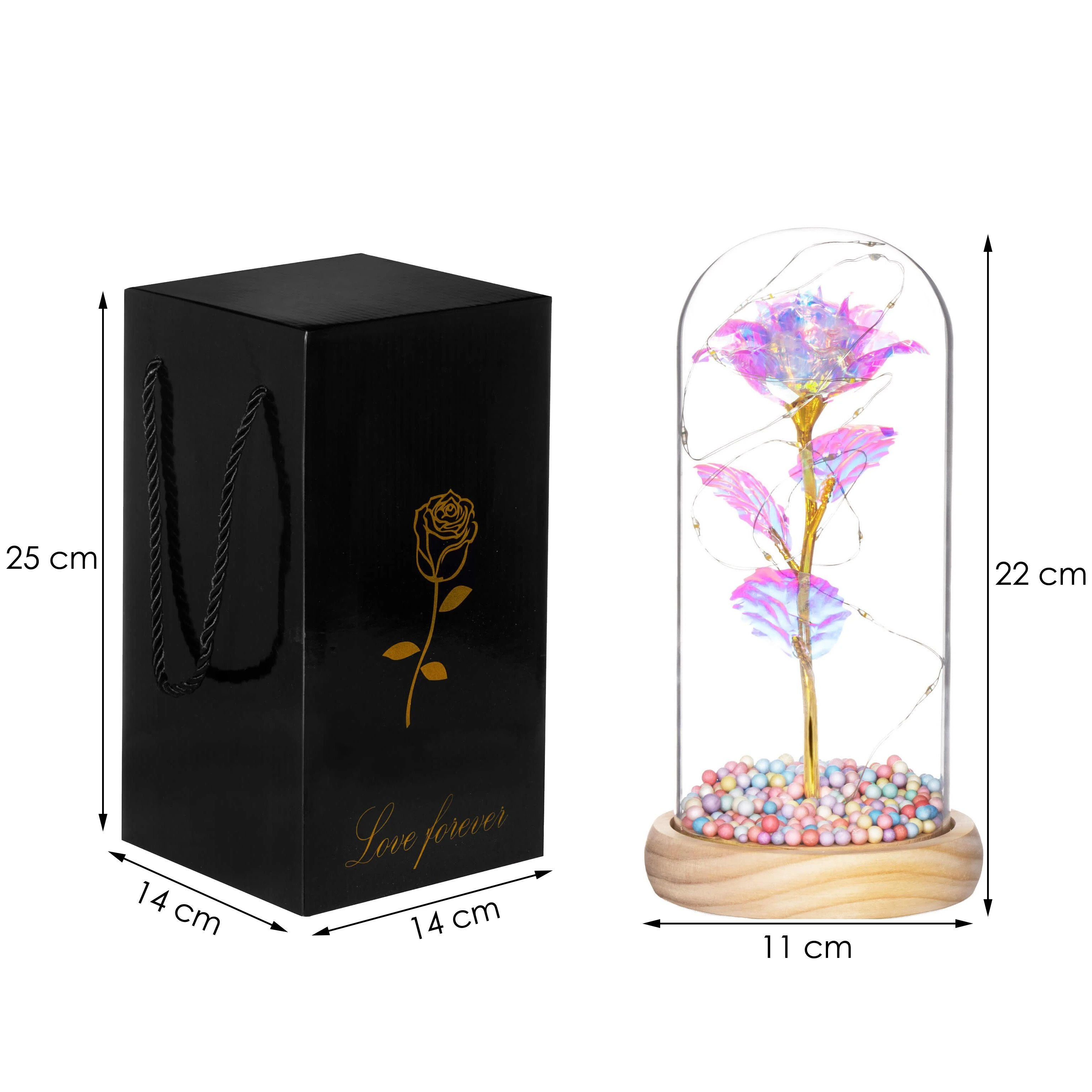 Rožė stikle Springos 22 cm