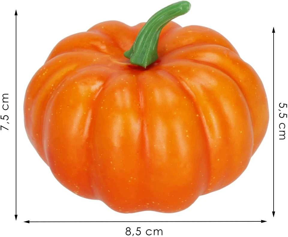 Dirbtinis dekoratyvinis moliūgas Springos 8,5 cm