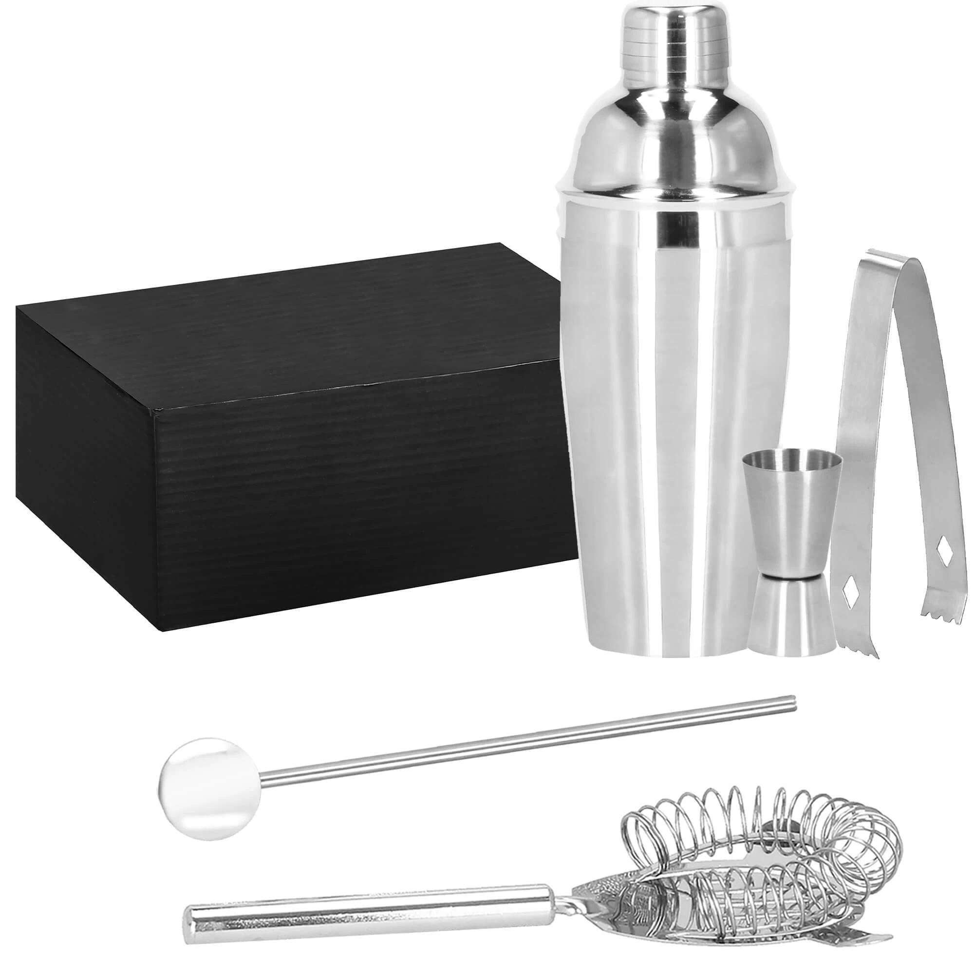 Springos Kokteilių gaminimo rinkinys ELEGANCE SET, 750ml 5vnt.