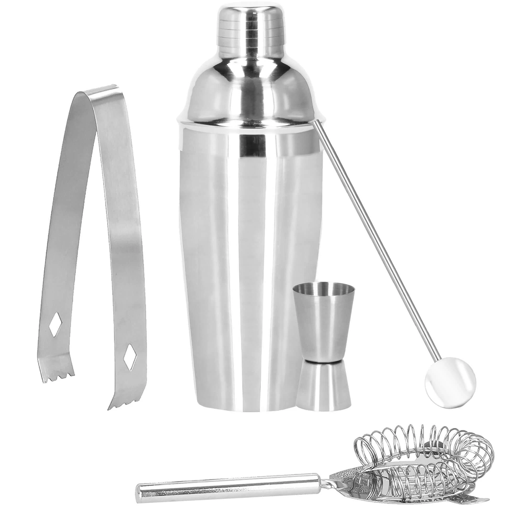 Springos Kokteilių gaminimo rinkinys ELEGANCE SET, 750ml 5vnt.