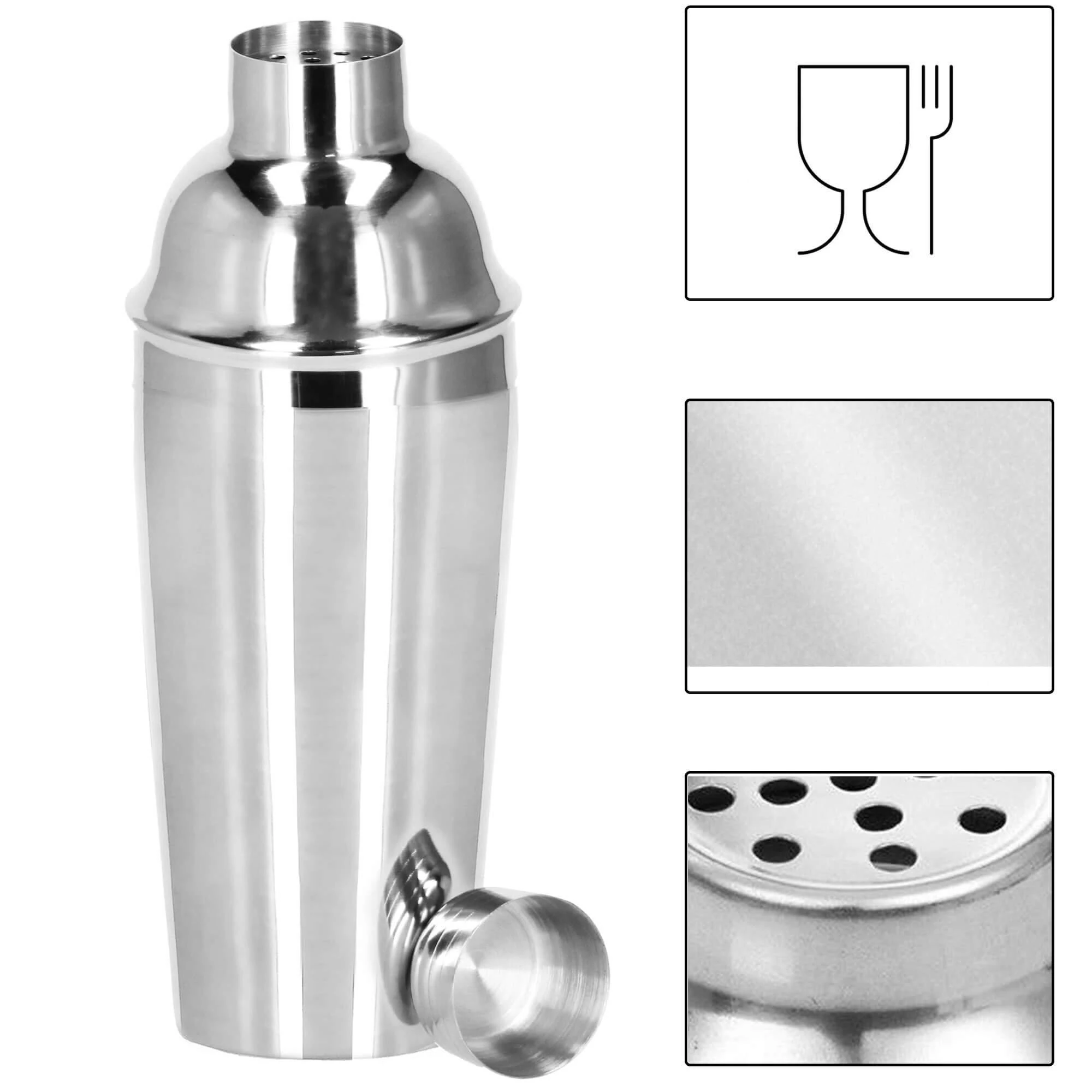 Springos Kokteilių gaminimo rinkinys su bambuko stovu PROFESSIONAL SET, 750ml 12vnt. MAXI