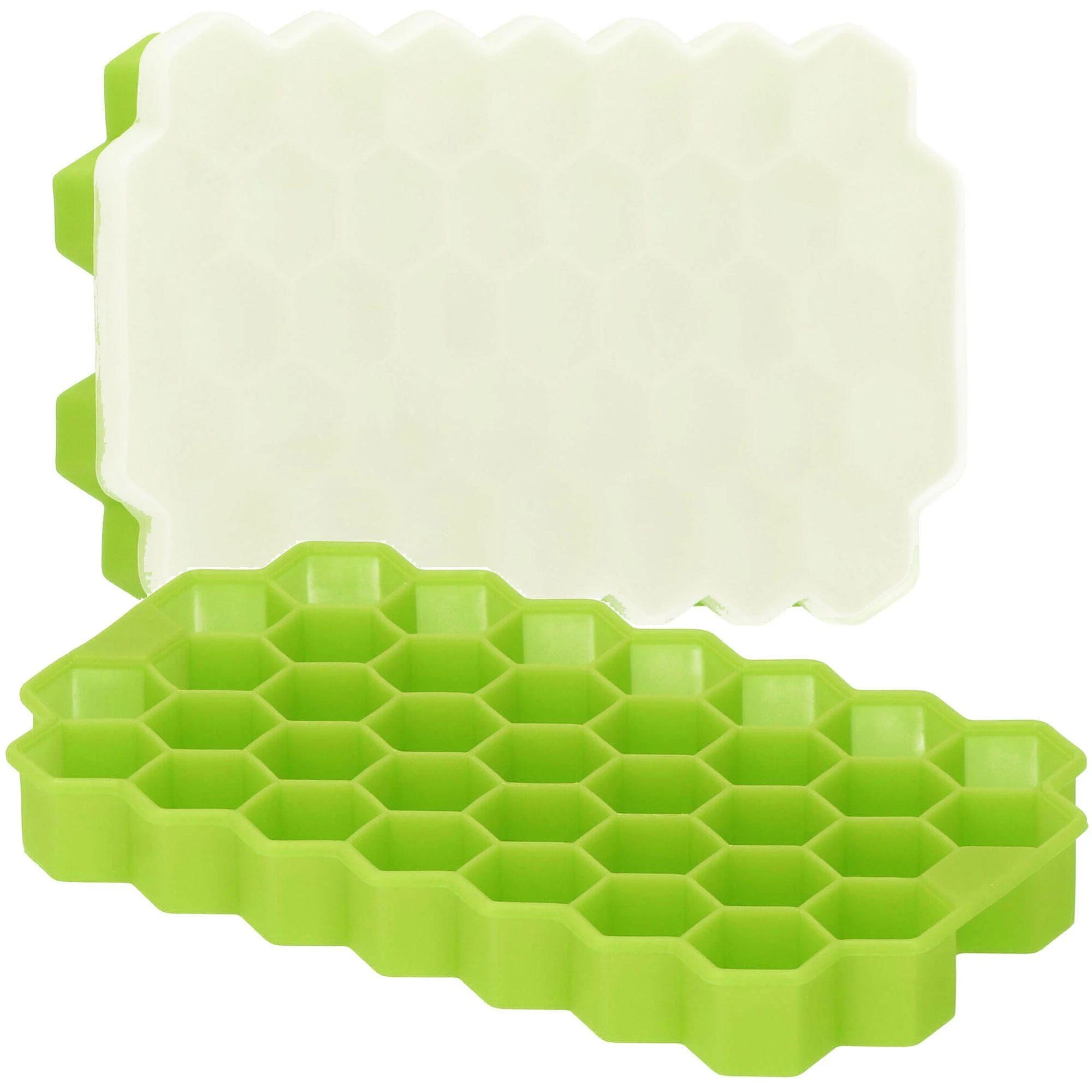 Silikoninė ledo forma Springos 20x12 cm žalia