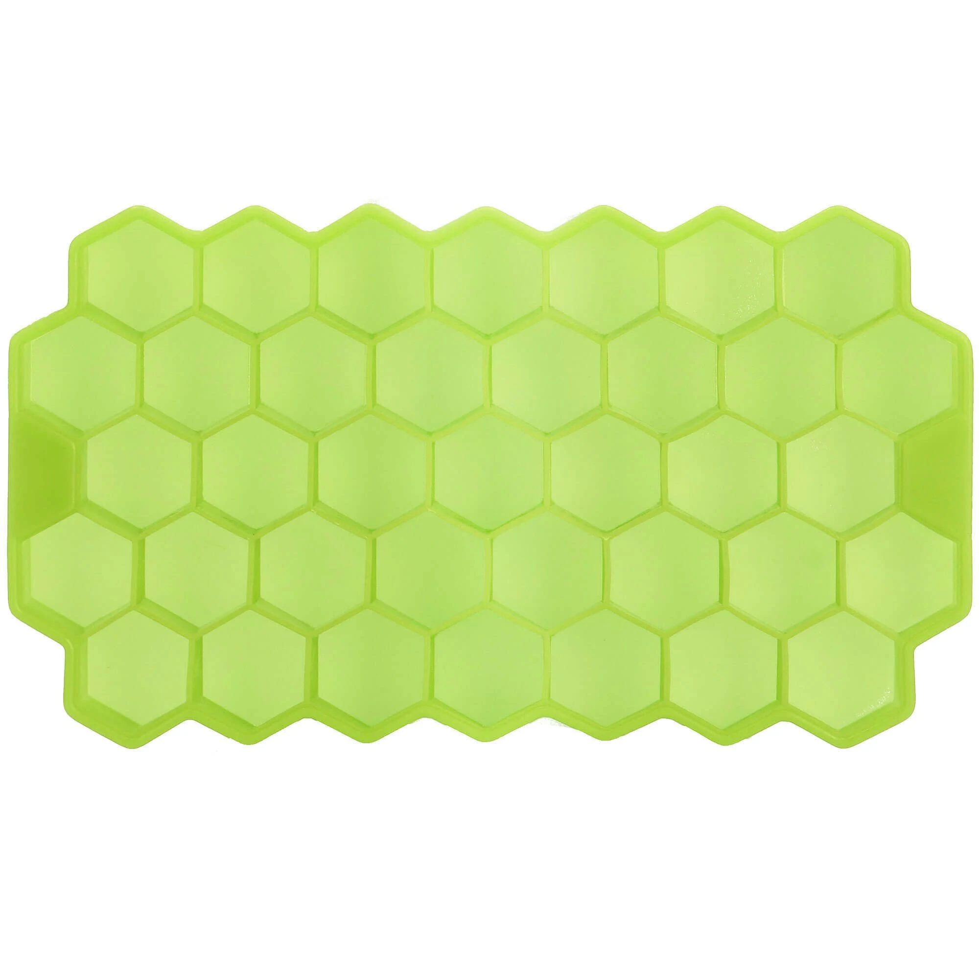 Silikoninė ledo forma Springos 20x12 cm žalia