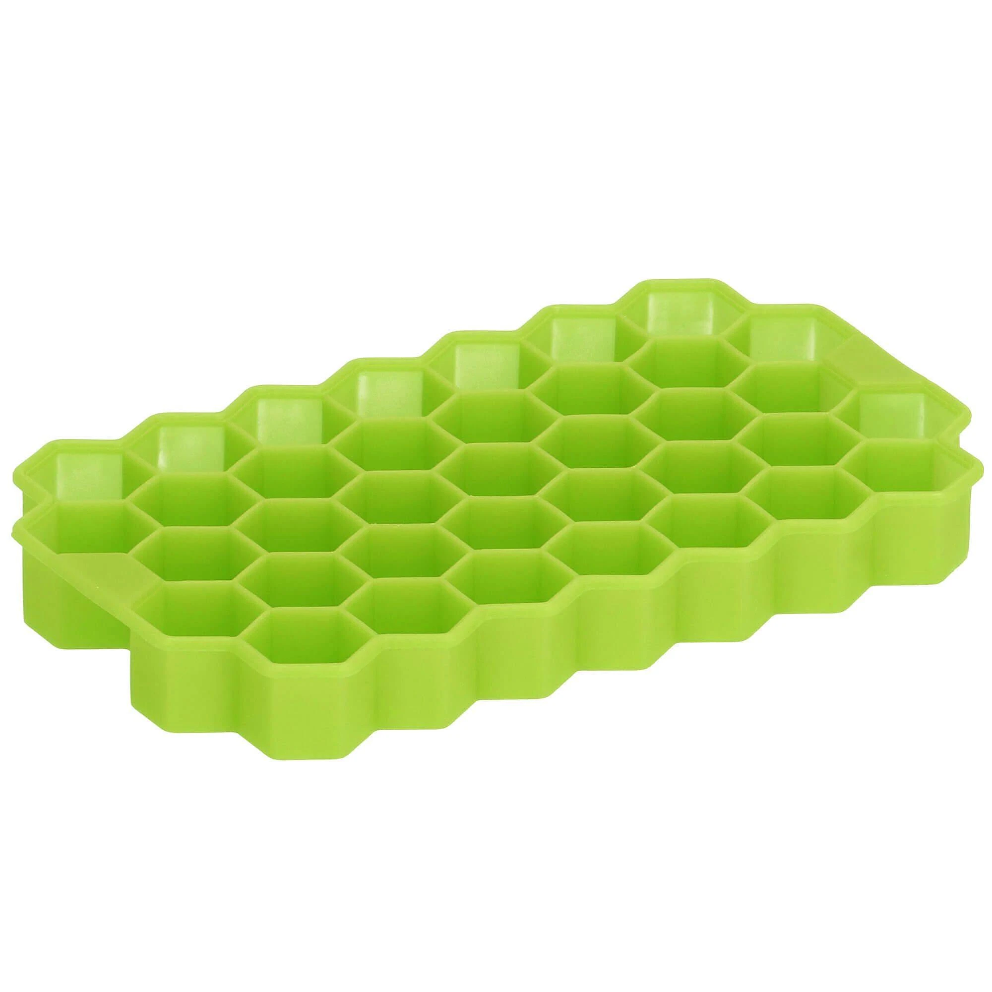 Silikoninė ledo forma Springos 20x12 cm žalia