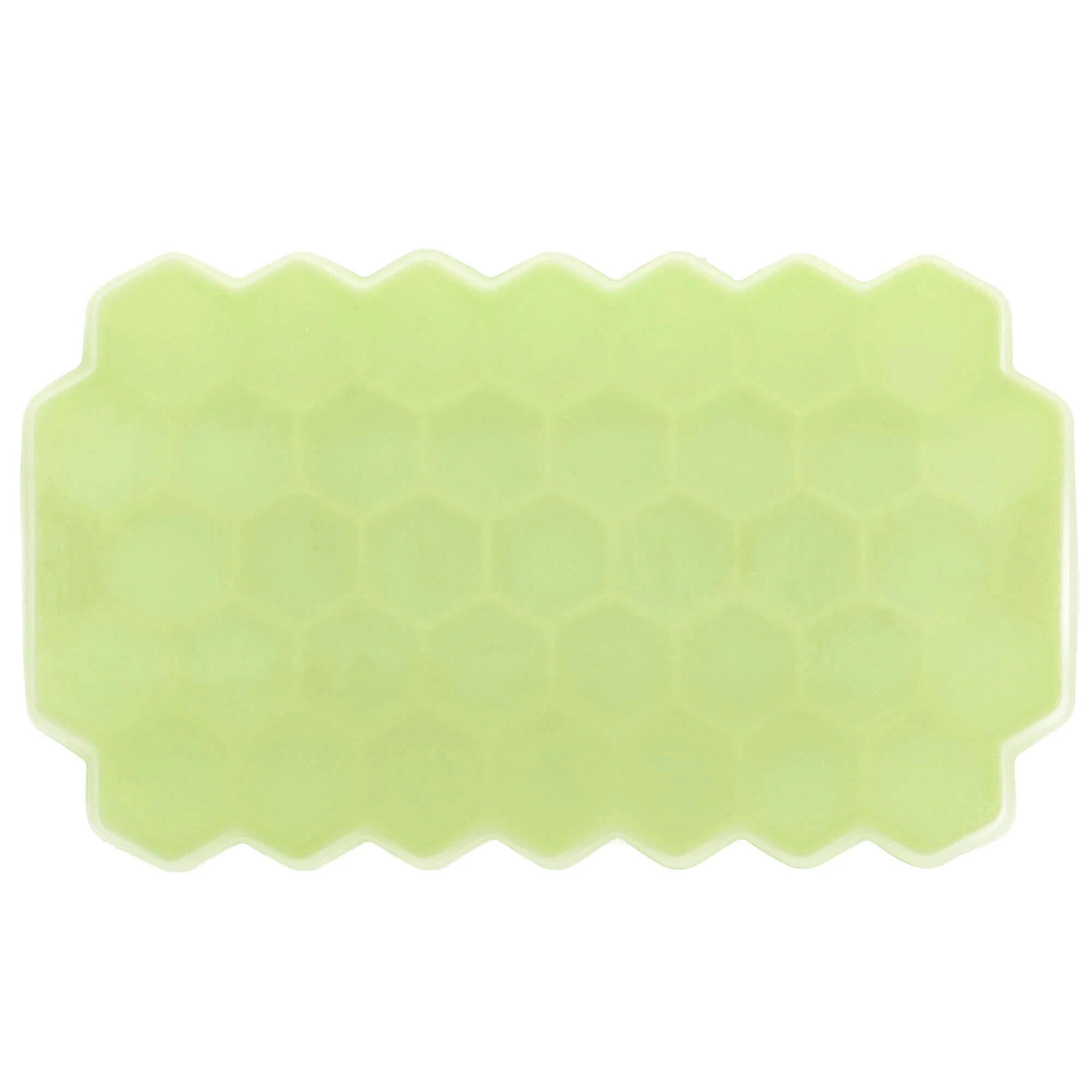 Silikoninė ledo forma Springos 20x12 cm žalia