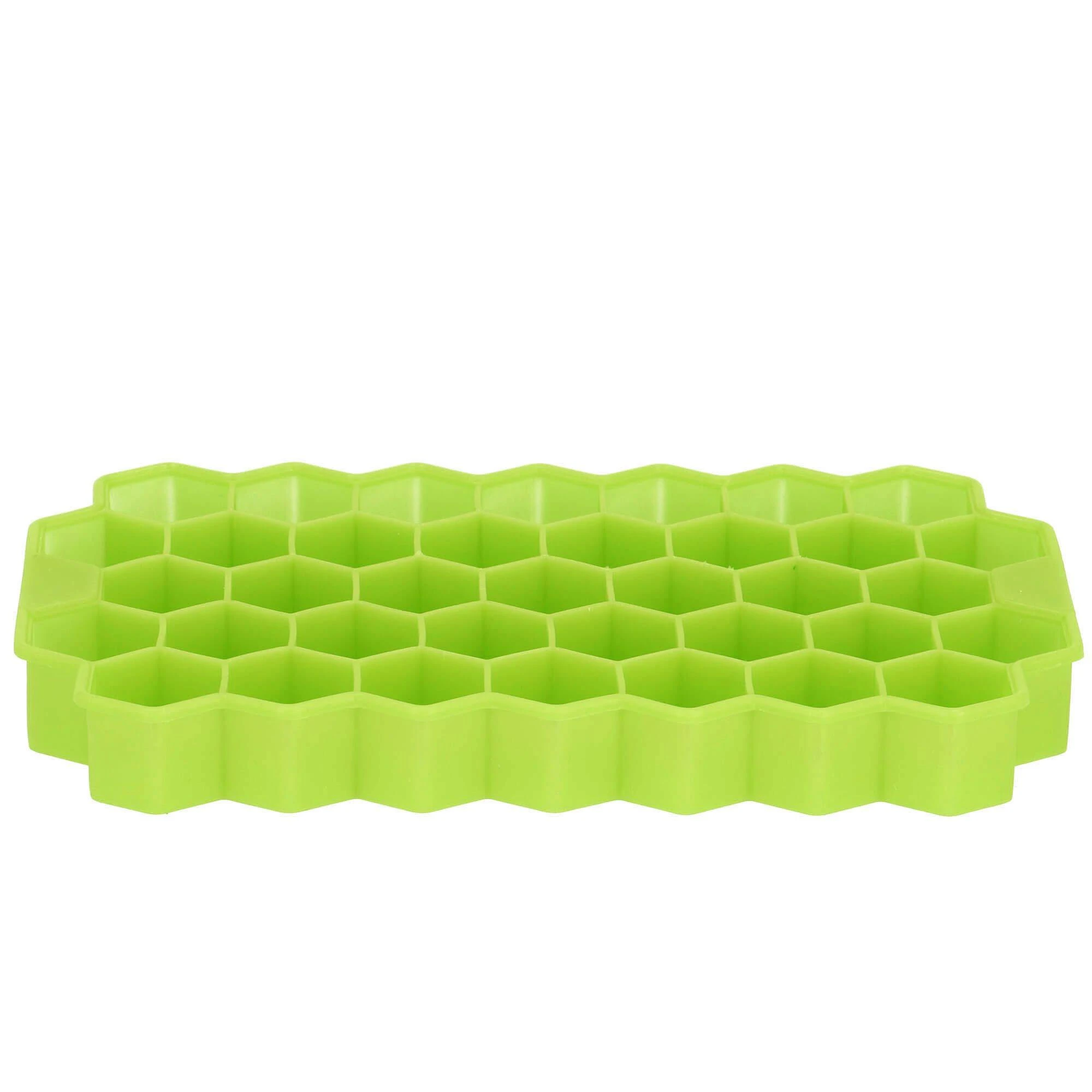 Silikoninė ledo forma Springos 20x12 cm žalia