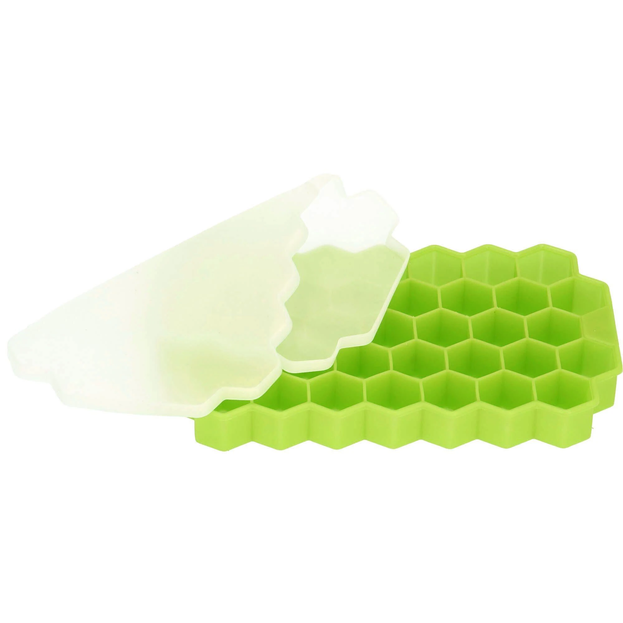 Silikoninė ledo forma Springos 20x12 cm žalia