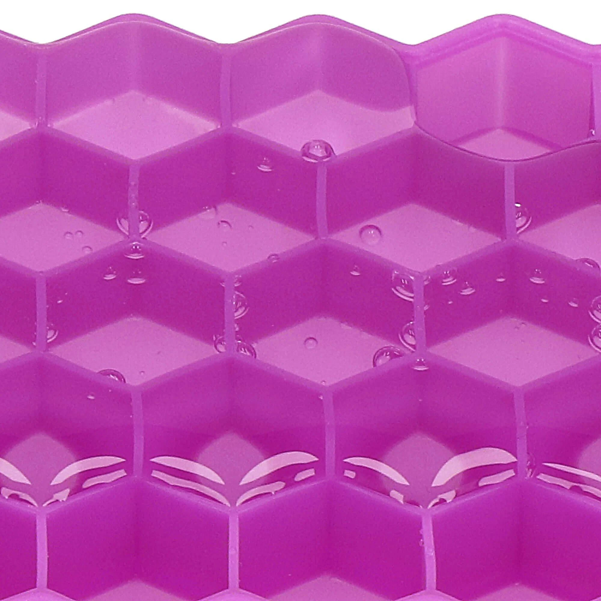 Silikoninė ledo forma Springos 20x12 cm violetinė
