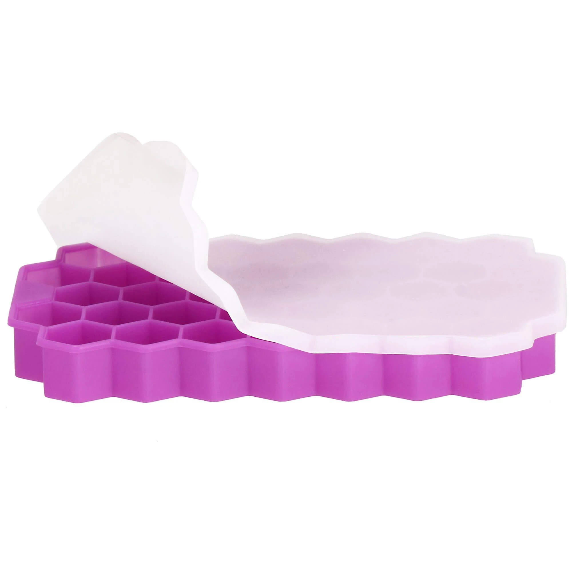 Silikoninė ledo forma Springos 20x12 cm violetinė
