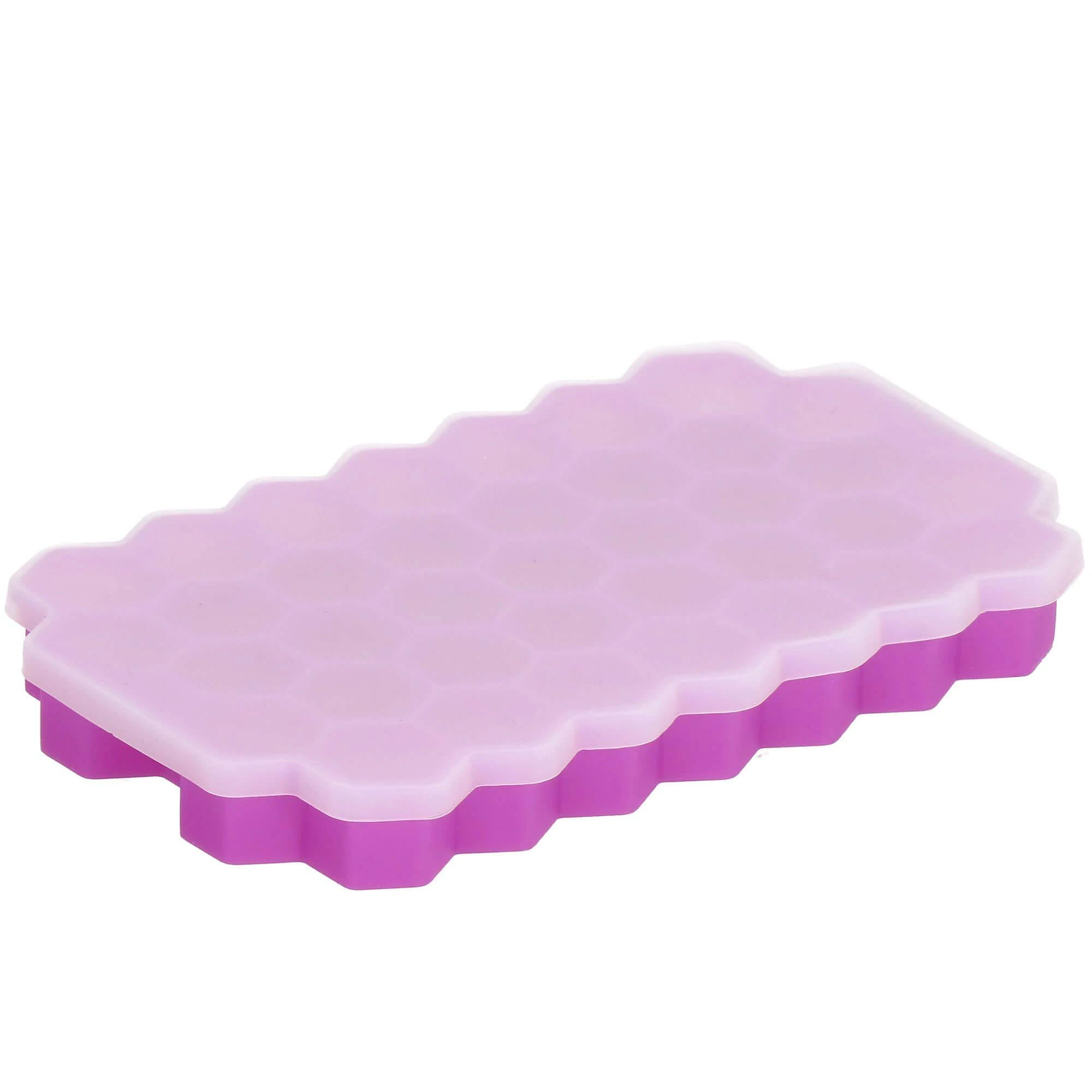 Silikoninė ledo forma Springos 20x12 cm violetinė
