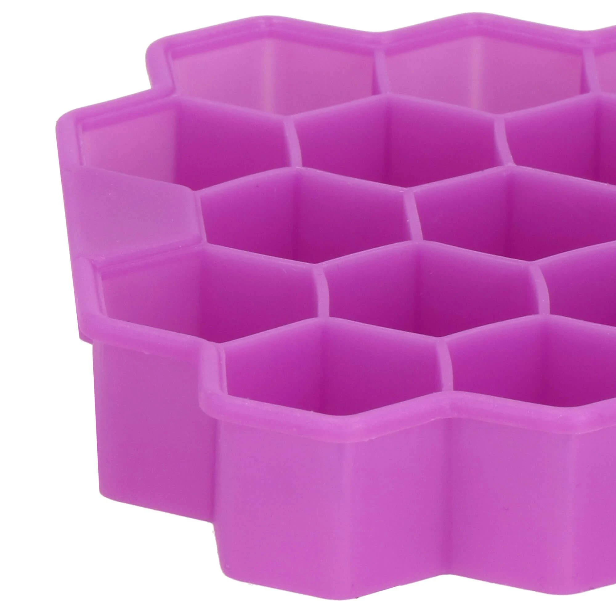 Silikoninė ledo forma Springos 20x12 cm violetinė