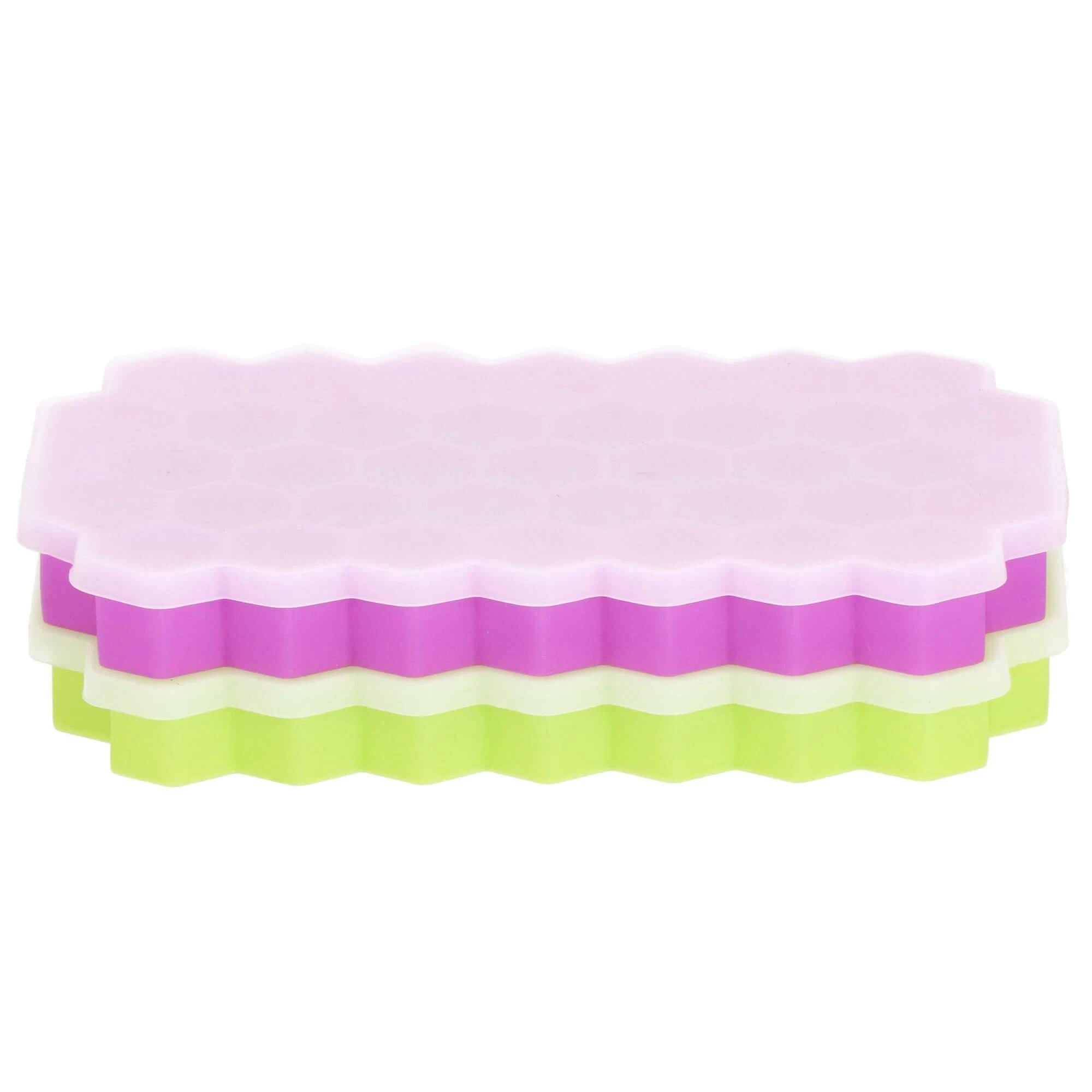 Silikoninė ledo forma Springos 20x12 cm violetinė