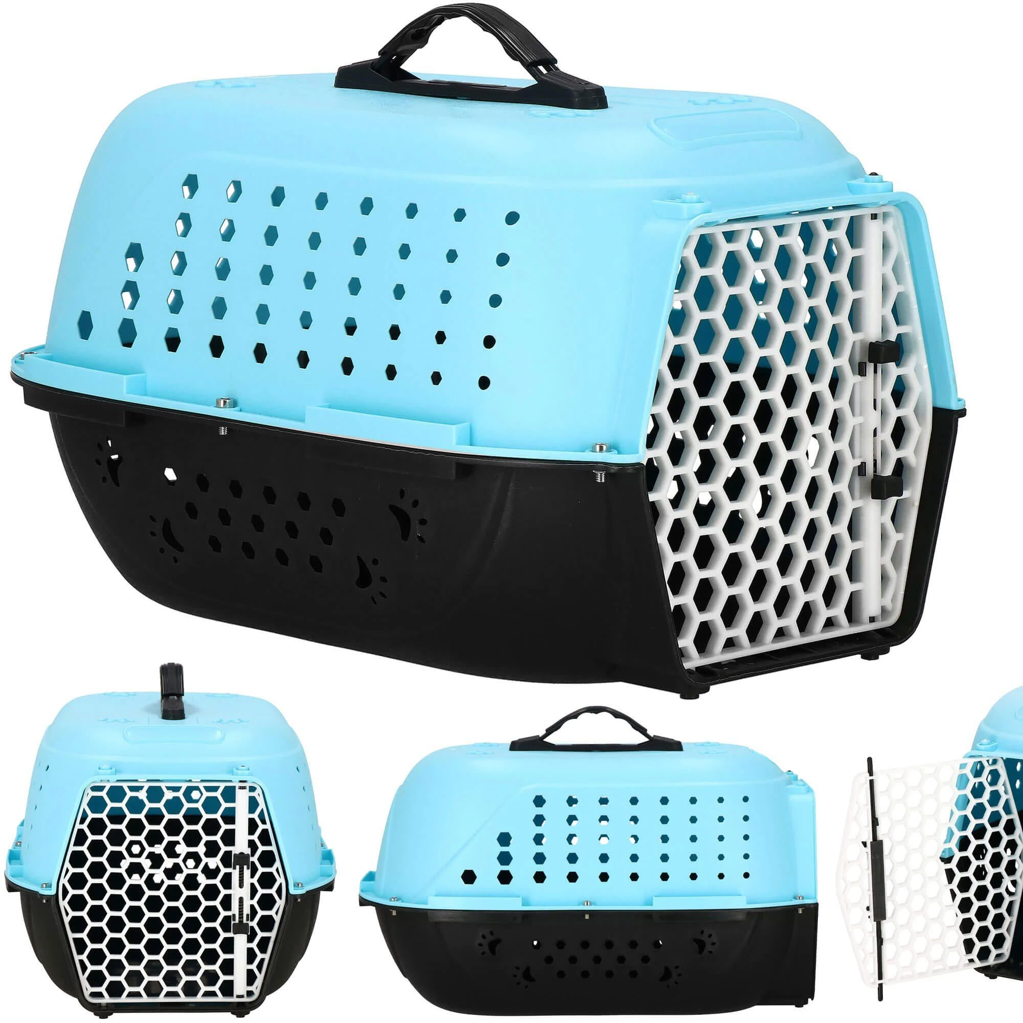 Transportavimo narvas naminiams gyvūnams Springos PA1009, 48x33x28 cm