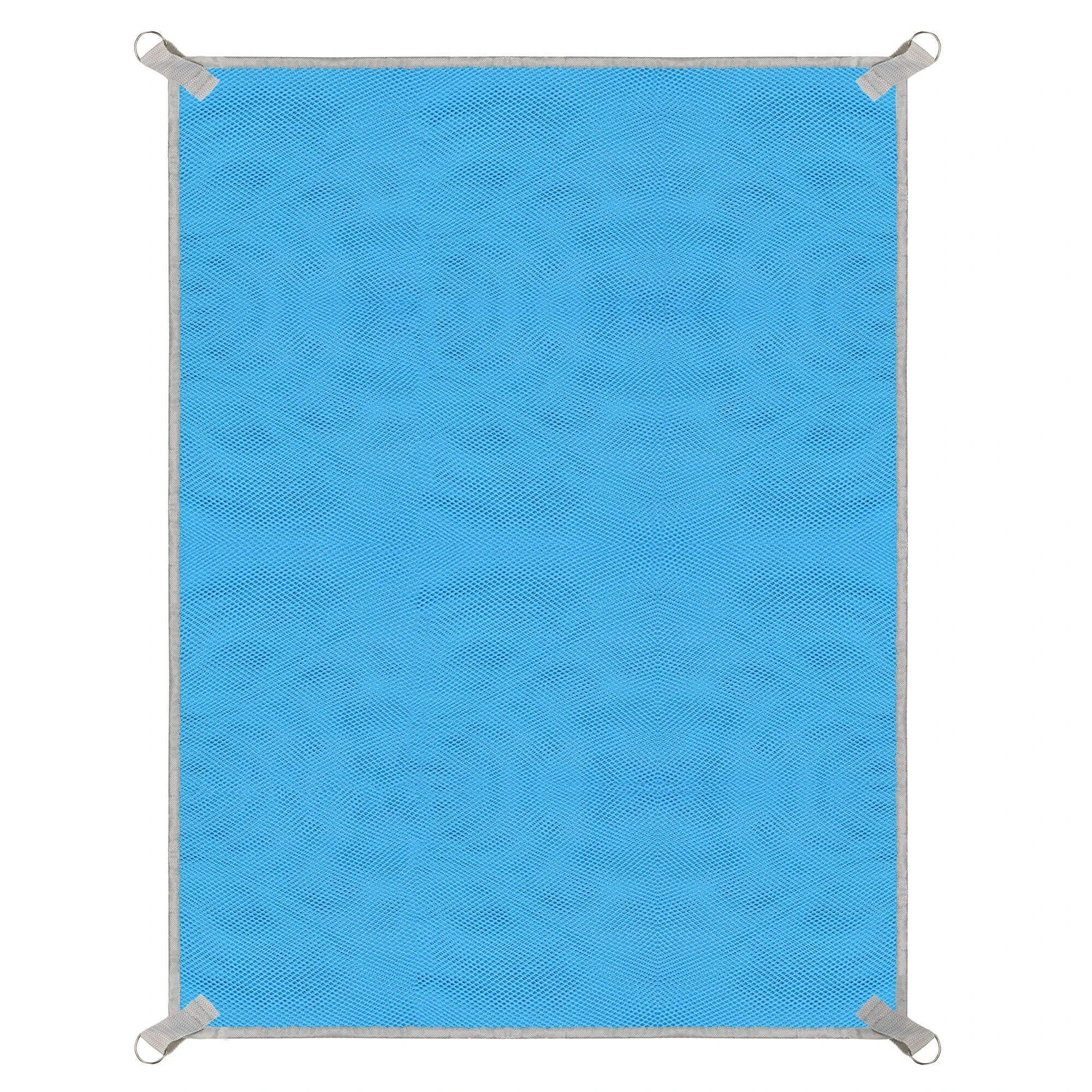Paplūdimio pledas Springos 200x150 cm mėlyna